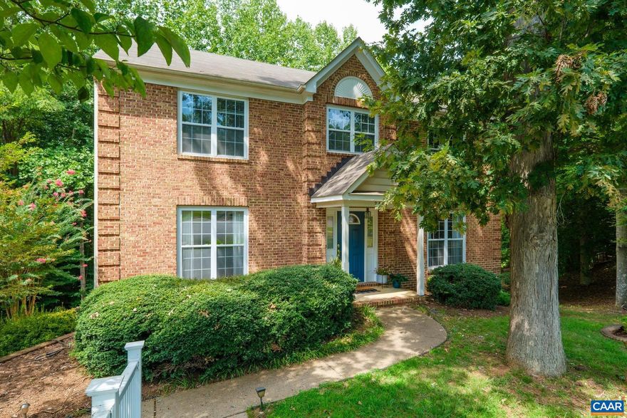 Take another look, priced to sell! This lovely home is located in the cul-de-sac, where you will enjoy privacy from mature trees all around. The inviting front porch welcomes you as you step into the warm and inviting space. In the foyer, you will be greeted by plenty of sunlight from the abundance of windows and doors on the main level. Lay out your cookbook and get ready to serve up your favorite dish. The kitchen offers so much space to move, and plenty of countertop space for preparing your favorite meals. The great room is open to the kitchen and the back deck, perfect for entertaining! For a nice touch of privacy, the property backs up to a wooded area, with walking trails and a creek just beyond the backyard. The primary suite is a lovely retreat with a cathedral ceiling and spacious surroundings. The upper level bathrooms feature skylights for sunlight. The roof was replaced in 2016, the HVAC was replaced in 2019, and the hardwood floors were refinished in 2018. Both decks were rebuilt in 2023 and are up to current code. The fireplace was inspected in '23. The property also features a radon mitigation system. In the heart of the desirable Forest Lakes South, Brandermill Neighborhood, this beautiful home is waiting for you.,Solid Surface Counter,White Cabinets,Fireplace in Family Room