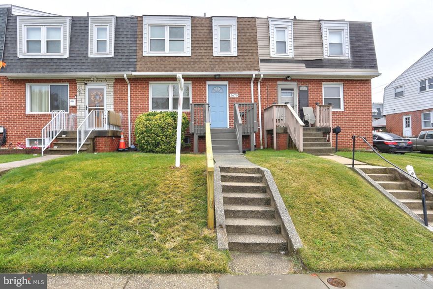 Welcome Home to 5679 Utrecht Road! This beautifully updated 3-bedroom, 1.5-bath home blends modern finishes with timeless charm. Step inside to find stunning refinished hardwood floors and a bright, open living space. The updated kitchen features stainless steel appliances, white cabinetry, granite countertops, and a classic white subway tile backsplash — perfect for any home chef. The upper level offers three comfortable bedrooms and a fully renovated bath with a stylish tub/shower surround. The finished basement provides additional living or entertainment space, along with a convenient half bath. Enjoy outdoor living on the rear deck overlooking a fully fenced yard, plus a two-car parking pad for off-street convenience. Ideally located near I-95, I-895, and I-695 — live in Baltimore County while enjoying all the amenities of nearby Baltimore City! Open House Saturday from 12 to 2.