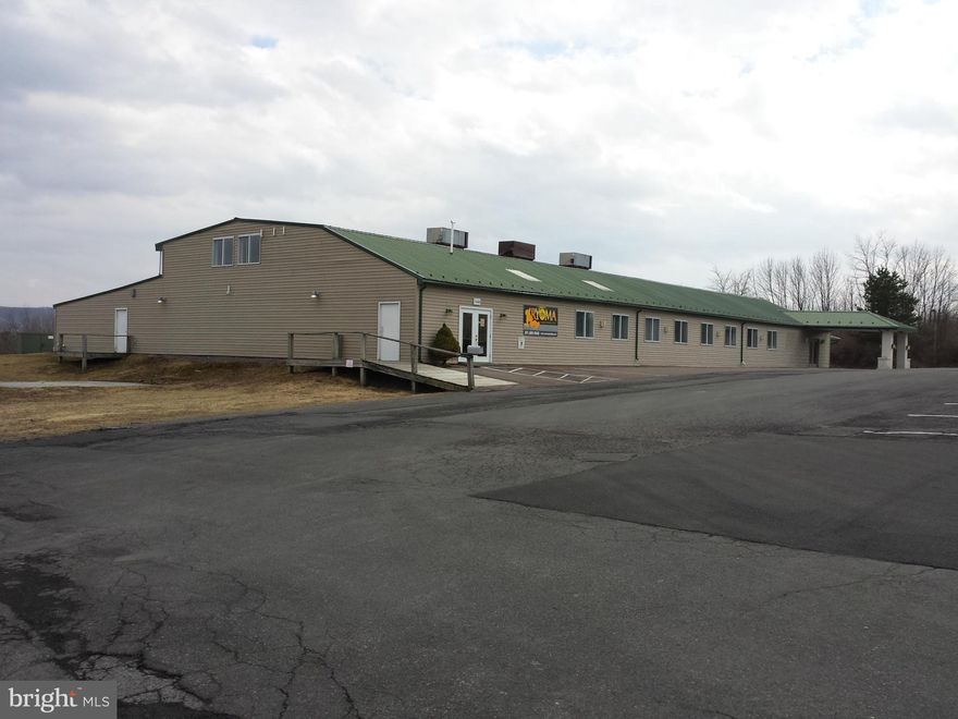 Great investment opportunity! Over 16,000 sq. ft of interior commercial space. Each side complete with a lobby area, two bath/locker rooms, lofts, 3 phases electrical (x2), dry sprinkler system, propane forced air and electric heat, central ac, and three offices.  Property also includes 46 storage rental units ranging in size from 5x10 - 15x20.  All of this with room to grow on 3.98 acres!