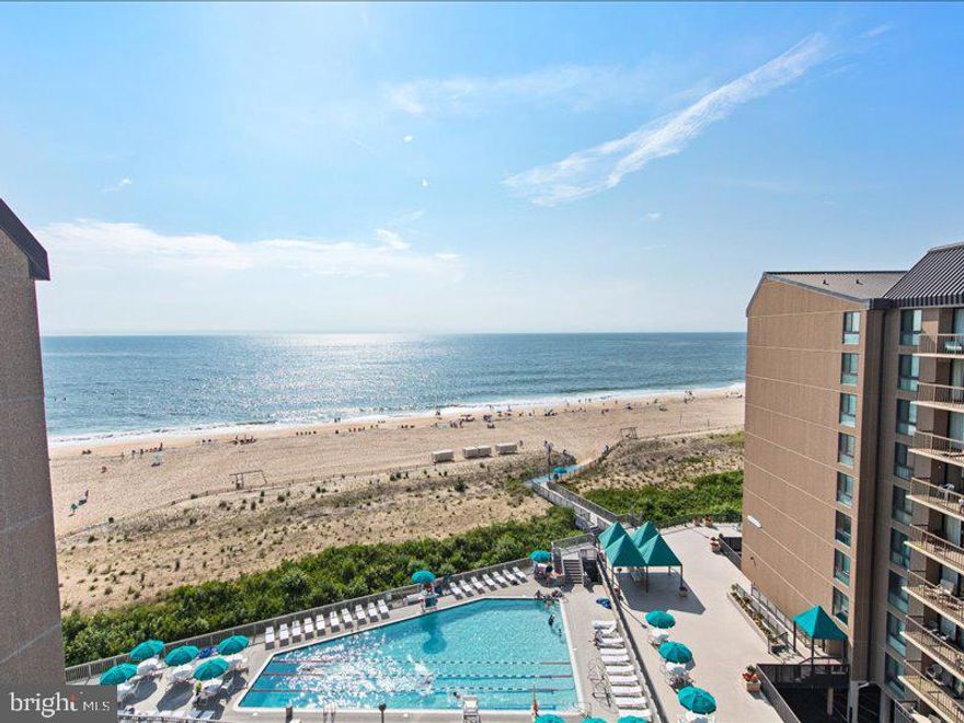 Experience the ultimate in coastal living with this impressive 4 Bedroom, 2 bath Farragut penthouse in the highly sought after Sea Colony Beach and Tennis Community.  Boasting breathtaking direct ocean views and overlooking the outdoor pool, this nicely updated home offers a rare opportunity for luxurious beachside living.  Conveniently located near indoor and outdoor pools, exercise room, sauna, and hot tub.   Recent additions and updates in the home include kitchen appliances, new sink and faucet, washer and dryer, remodeled bathrooms, HVAC system, hot water heater, custom window treatments at the cost of $8,000, freshly painted spiral loft stairway with new carpeted stair treads, new microwave, new ceiling fan and luxury vinyl plank flooring throughout.  Brand new quartz countertops were just installed and new backsplash.  Just a short walk to downtown Bethany Beach, local shops, and top-rated restaurants.  This utmost opportunity offers comfort, convenience, excellent rental potential and being sold in "in fee" (no annual ground rent).  Updated photos coming soon reflecting the numerous updates.