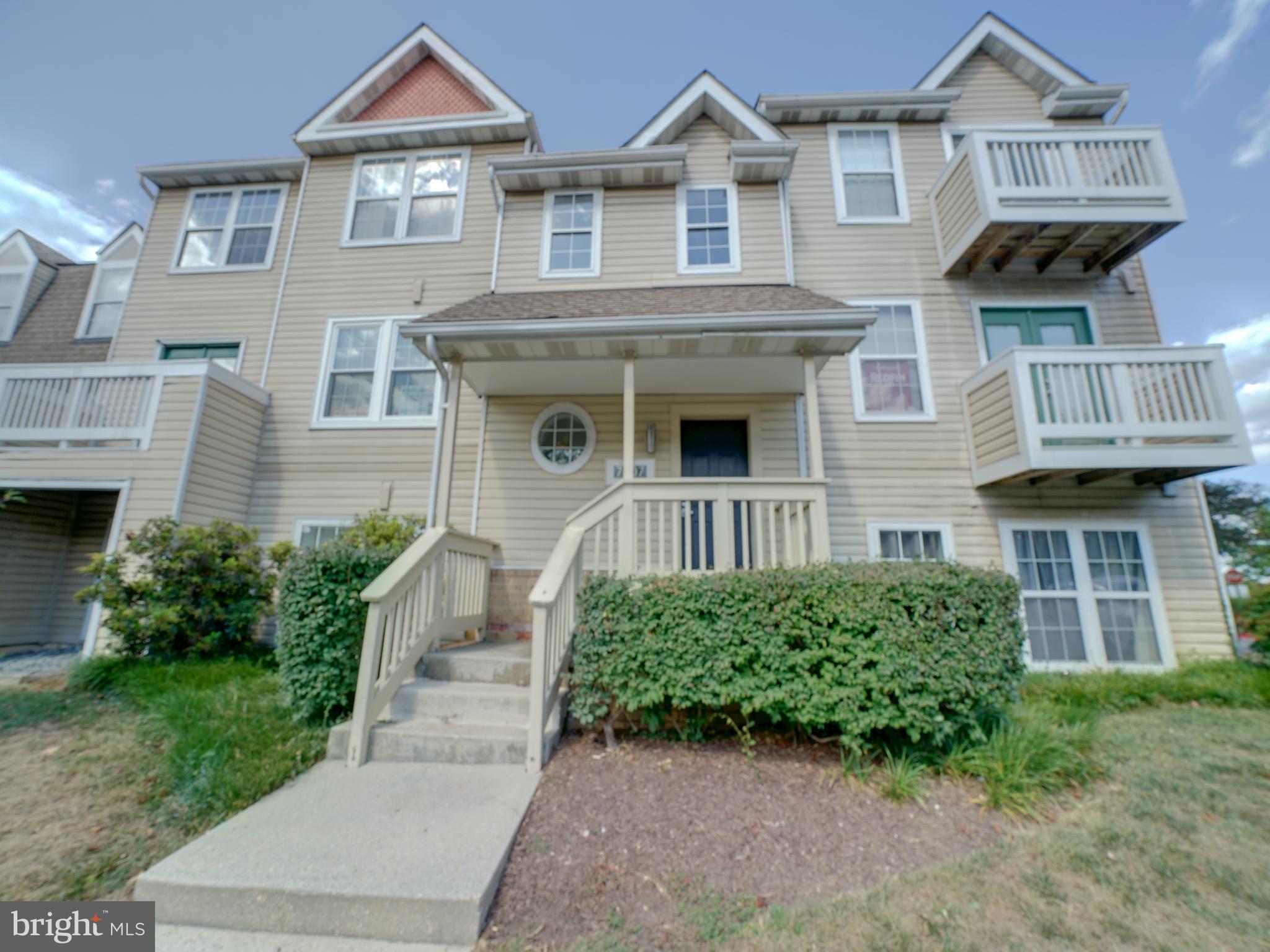 A beautifully updated & impeccably maintained 2-Bedroom, 2-Bathroom retreat awaits you at Bridgeport Condos! Welcome to this spacious and move-in ready two-bedroom, two-bathroom condo in the heart of Laurel, Maryland. This home combines comfort, style, and convenience with a thoughtfully designed open and airy floor plan. Step inside to find fresh carpet, fresh paint, and newly renovated modern bathrooms that add a sleek, updated touch. The primary bedroom suite features a private full bathroom for comfort and privacy. The glass enclosed shower delivers a daily spa experience. The spacious kitchen with breakfast bar offers plenty of counter space and tons of storage, making it ideal for everyday living and entertaining. You'll love the pantry storage! Enjoy your morning coffee or evening unwind on the private balcony overlooking the community pool—a fantastic feature for summer relaxation. Additional highlights include full size in-unit laundry, assigned parking, and a secure building. This offers proximity to shopping, restaurants, and parks, as well as major employers like Fort Meade, JHU APL, and NSA. Commuter routes nearby include 32, 295, 95, 29, MARC, and more. With everything at your fingertips, you’ll love the blend of convenience and community living. Don’t miss the chance to call this modern Laurel condo your new home!