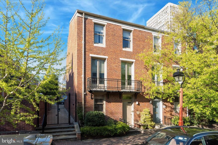 Welcome to 239 Spruce Street, a charming gem nestled in the historic streets of Society Hill, Philadelphia. This beautifully maintained home, lovingly cared for by its original owners, boasts four spacious bedrooms and two and a half bathrooms, all within 2,226 square feet of living space.
Step inside to discover beautiful original hardwood floors that flow seamlessly throughout most of the home. The bright kitchen is situated in the front of the home while the formal living and dining rooms feature a cozy wood-burning fireplace, perfect for those chilly evenings. Enjoy easy access to the outdoors through sliding doors that lead to a private garden with pergola, ideal for relaxation and entertaining, and with direct access to gated private parking with one deeded spot. The first floor is complete with a powder room and convenient storage closet. 
Head up the gorgeous  classic wood staircase to find the  2nd floor with the bright main bedroom,  offering a Juliet balcony, an updated bathroom, and plenty of closet space.  This floor also features the 2nd bedroom, currently being used as a beautiful office with custom built-in solid wood library cabinets.  Head up to the 3rd floor featuring the 3rd and 4th spacious and bright bedrooms and full hallway bathroom.  The home features a pull-down, walk-up attic for plenty of storage!!
Additional amenities include a brand new heating system and assigned parking, ensuring comfort and convenience. With its perfect blend of historic charm and modern amenities, this home is the perfect place to create lasting memories. Don’t miss the opportunity to make 239 Spruce Street your new home in the heart of Philadelphia.