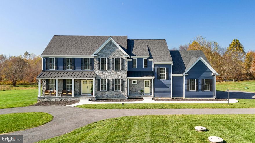 Welcome to this exceptional home at 22 Sienna Drive, a true gem in the heart of Landenberg, Pennsylvania. This stunning residence is just TWO years young and is situated on a sprawling 1.5-acre lot in the established Flint Hill Crossing Community (Award winningAvon Grove School District), offering the perfect blend of contemporary luxury and spacious outdoor living. With over 6,000 square feet of living space, this meticulously designed home offers ample room for both comfort and style.
As you approach the property, you'll be greeted by its impressive facade, with front porch, circular drive and beautifully landscaped grounds. The exterior boasts a perfect blend of modern architecture and classic charm, with a stone front facade (NO STUCCO!), and 3 car garage. Step inside, and you'll be immediately struck by the open, inviting layout, flooded with natural light. The expansive living areas are adorned with high-end finishes and thoughtful design, creating an ambiance of understated elegance.
With 5-6 generously sized bedrooms, including a bedroom and full bath on the main level, and a luxurious master suite on 2nd level with dual walk in closets and a spa like bath, this home is perfect for a growing family or for hosting overnight guests. Each bedroom is designed to provide privacy and comfort, with ample closet space and large windows that frame the scenic views of the surrounding natural beauty. 2nd Level has 4 bedrooms and a 5th Bonus room that could be game room, extra office or a 6th bedroom.
The heart of this home is the gourmet kitchen, a chef’s delight, equipped with top-of-the-line Thermador appliances, a spacious island, and an abundance of counter and storage space with gorgeous marble countertop. It seamlessly flows into the dining and living areas, making it an ideal space for entertaining and daily living. The open concept design also extends to a family room with a cozy fireplace and coffered ceiling, creating a warm and inviting atmosphere for gatherings. Also featured on the main level is a large home office with built in bookshelves and French doors.
The finished walk out lower level of this home is the entertainers dream. Host family and friends in this spacious and welcoming bar and game room area with a full bath and separate home theatre room. There is a separate storage area where mechanicals are and sellers envisioned a future wine cellar. No detail was missed!
The 1.5-acre private lot offers ample outdoor space, perfect for outdoor activities, gardening, or simply enjoying the tranquility of your surroundings. A spacious patio with outdoor fireplace provides an ideal spot for outdoor dining and relaxation, with views of the lush landscape that backs to conserved land
With its ideal location in Landenberg, you'll have easy access to local amenities, schools, and recreational opportunities while enjoying the privacy and space of a large lot with access to walking trails. Don't miss the opportunity to make 22 Sienna Drive your forever home, where you can enjoy the best of contemporary living on a beautiful 1.5-acre lot, in a home that's just two years young. Builder warranties are transferable. Sellers have yet to appeal taxes but with the Chester County Common Level Ratio set at 36% there is a strong likelihood the taxes could be significantly reduced.