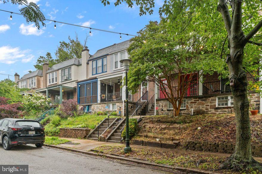 Beautiful street.  Updated home!  Totally renovated.  Huge covered front porch.