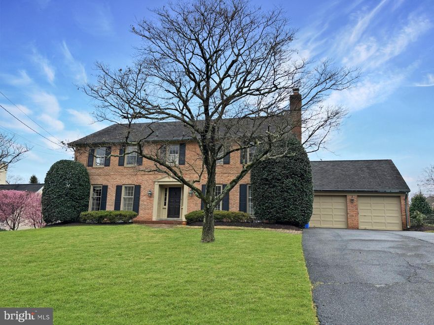 Ideally located on a quiet street in one of Potomac's most desirable and charming neighborhoods, McAuley Park, this happy, sunny and bright, one Owner home is ready for the next generation.   This handsome, classic,  all brick, Georgian colonial has everything you need.    The  home boasts generous room sizes, gleaming hardwood floors on the main and upper levels plus charming details & finishing work. The welcoming Entry Foyer opens to the large Living Room with a wood burning fireplace and floor-to-ceiling windows.  It is open to the Dining Room with French doors leading to the covered porch and brick patio, perfect for summer entertaining!  An expanse of lawn rolls out before you...how about touch footballs games or soccer in the backyard.  Just off the Dining Room is the eat-in Kitchen with great views from the kitchen sink to the backyard.  Watch the action in the backyard while preparing the meal!  Convenient French doors from the Kitchen also lead to the entertaining patio.   You'll love the generously proportioned Family Room with a brick fireplace with a raised hearth, paneled walls, beamed ceiling and a picture window bringing the outside in.  There's easy access to the backyard through another set of French doors.  A wet bar and large closet lead as a gateway from the Family Room into the quiet, private, main level Study with paneled walls and double exposure.  An adjacent full bath completes the main level and allows for the study to potentially be used as a first floor bedroom.  Upstairs, the comfortable and sizable Primary Suite offers a Sitting Room/Nursery and En-Suite Full Bath with a tub/shower combination plus access to the upper porch. Three more well proportioned Bedrooms and a large, all white Full Bath complete the upper level.   The fantastic daylight, walk out Lower Level boasts a large Recreation Room with a brick, wood burning Fireplace and sliding glass doors to the expansive rear yard.   Enjoy a poker tournament in the barn paneled game room.  A bedroom/au-pair suite, an adjoining full bath and a large storage room complete the lower level. The rear yard is AMAZING, wide and deep.  If you have dreams of adding on or renovating down the road, this is one of the best houses I have seen for this.  You can create your own dream home with the current floor plan or, as others have done in the neighborhood, bump out and add on.  You will still have an incredible backyard in one of Potomac's most coveted neighborhoods!  Enjoy one of the most popular locations, too, with easy access to Bradley Blvd allowing quick travel to River Road/I-495, the Beltway or into downtown Bethesda. If you need to head to the BioMed I-270 corridor, there's an easy route via Democracy Boulevard. Potomac Village, Cabin John Mall, Westfield Montgomery Mall, Congressional and Bethesda Country Clubs are just a short drive away.  Don't forget about the "secret" route to River Road - take Kendale Rd straight across Kentsdale and you'll pop out on Bradley Blvd almost at River Road!  Opportunity awaits!  Don't miss a great chance to own in such a special neighborhood!