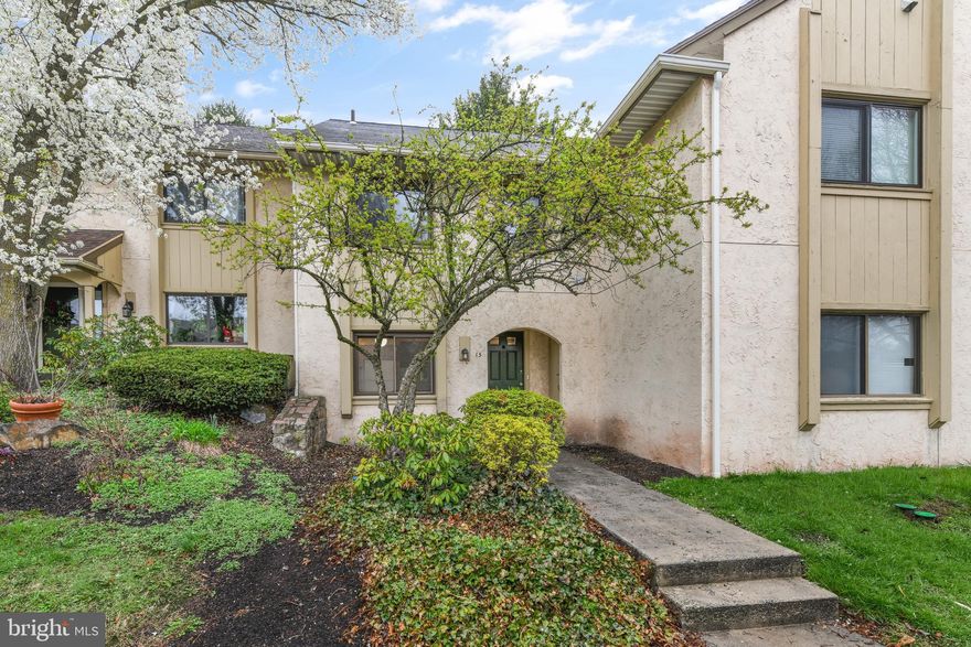 Well maintained Flying Hills townhouse featuring an open dining room and living room with brick fireplace and hardwood floors.  First floor also includes a 1/2 bath and a spacious kitchen.  Second floor has 2 large bedrooms, a recently renovated full bathroom, laundry and access to the attic.  Efficient gas heat and central air.  Great location with easy access to 176 and the PA Turnpike as well as 422.