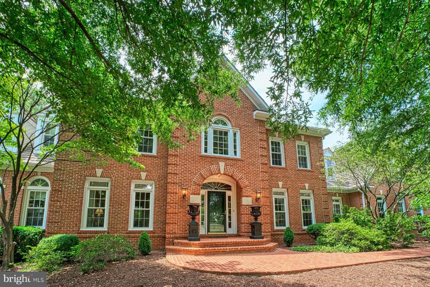 *OFFER DEADLINE: 5 pm, Monday, 7/15/2024*

Classically elegant Van Metre colonial brick home on almost 2 acres in a terrific golf-course community! Thoughtfully maintained and updated by the original owner with tasteful upgrades including an amazing back porch and private pool.  As you drive up to the lot, you will notice mature trees enveloping the home, which provide extra cooling and privacy (especially needed during these hot summer months)! A beautiful brick walkway welcomes you into the front door and once inside, you will be immediately impressed by the gorgeous hardwoods on the first and second levels, which have been recently refinished. The main level includes an office and sunroom, plus a laundry room adjacent to the kitchen (with laundry chute). Upstairs, you will find 6 large bedrooms and three full bathrooms. The primary bedroom includes it's own study/den (which could be easily converted into an amazing closet for the fashionistas or perhaps a nursery for new parents).  At the end of the upstairs hallway (over the garage), before entering the bedrooms, you will notice on either side two smaller doors that lead to carpeted & light-filled space - perfect for a reading nook, LEGO-creation zone,  or doll house community, for the smaller/younger residents & guests. The basement is finished and includes a full bathroom, a large unfinished area for the utilities (HVAC/Furnace unit, hot water heater, well softener), and a movie room.  Alarm system (Vector) is included. Membership to the Raspberry Falls Golf Course is not mandatory to live in the community, but is available (information included in Documents Section for agents). A community swimming pool and tennis courts are included in the HOA dues.