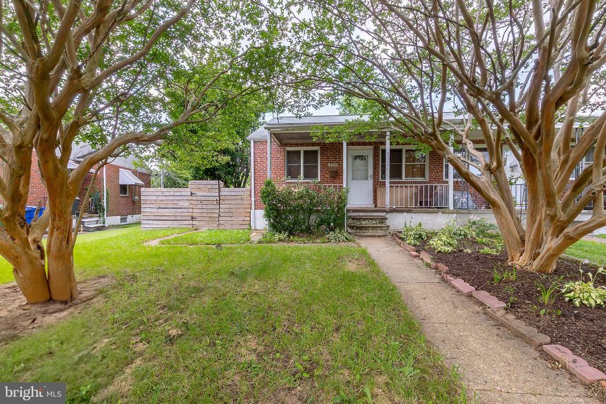 Charming 2-bedroom, 1-bath semi-detached brick rancher in a convenient location. The main level has hardwood floors throughout the living room, dining area, and bedrooms. The kitchen has been updated with stainless steel appliances, new cabinets, countertops, and LVP flooring. The finished lower level includes a large rec room with new carpet, walkout stairs and the laundry/utility room with storage space. The fenced side and rear yard are ideal for cookouts and outdoor gatherings. The home is in good condition and ready for its next owner.