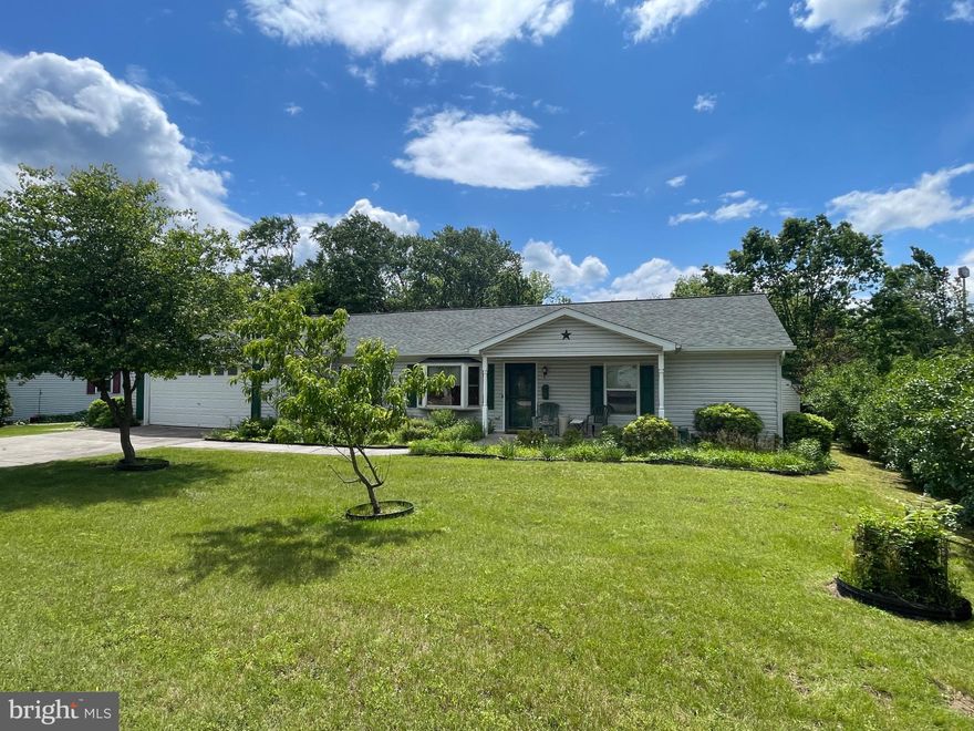 Estate Sale - "Welcome Home" to the Swatara Village 55+ Community. This spacious rancher is in need of work and cosmetics but is situated on one of the most private and largest lots in the neighborhood. Mature Landscaping and a very unique setting, it even has a river running behind it. Roof replacement about 7 years ago. All items convey.