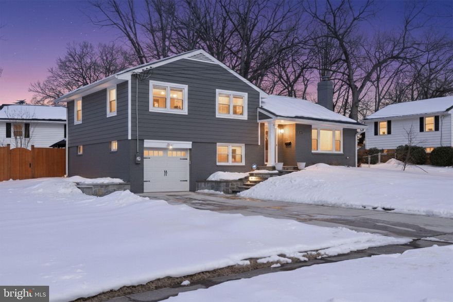 Don’t miss this completely renovated and updated 4 bedroom, 2 full bath split level home in Edsall Park! Everything in this house has been replaced or updated …the roof, HVAC, water heater, flooring, windows, doors, lights, and more!  The floorplan has been wonderfully modernized and is open and functional. The kitchen is just beautiful and features a large island with quartz counters, upgraded stainless appliances, farm sink, tile backsplash and white cabinets & drawers that provide lots of storage. Both full baths have been renovated as well and are equally luxurious!  Step outside to the large flagstone patio with built in knee wall, and a gazebo to provide shade on sunny days. The fully fenced yard provides lots of privacy. There is also a 1 car garage that can provide extra storage in addition to the shed that conveys in the backyard.  This is truly a must see!  Schedule your showing now or visit us at the open house this Saturday 2/7 from 1:30-4pm.