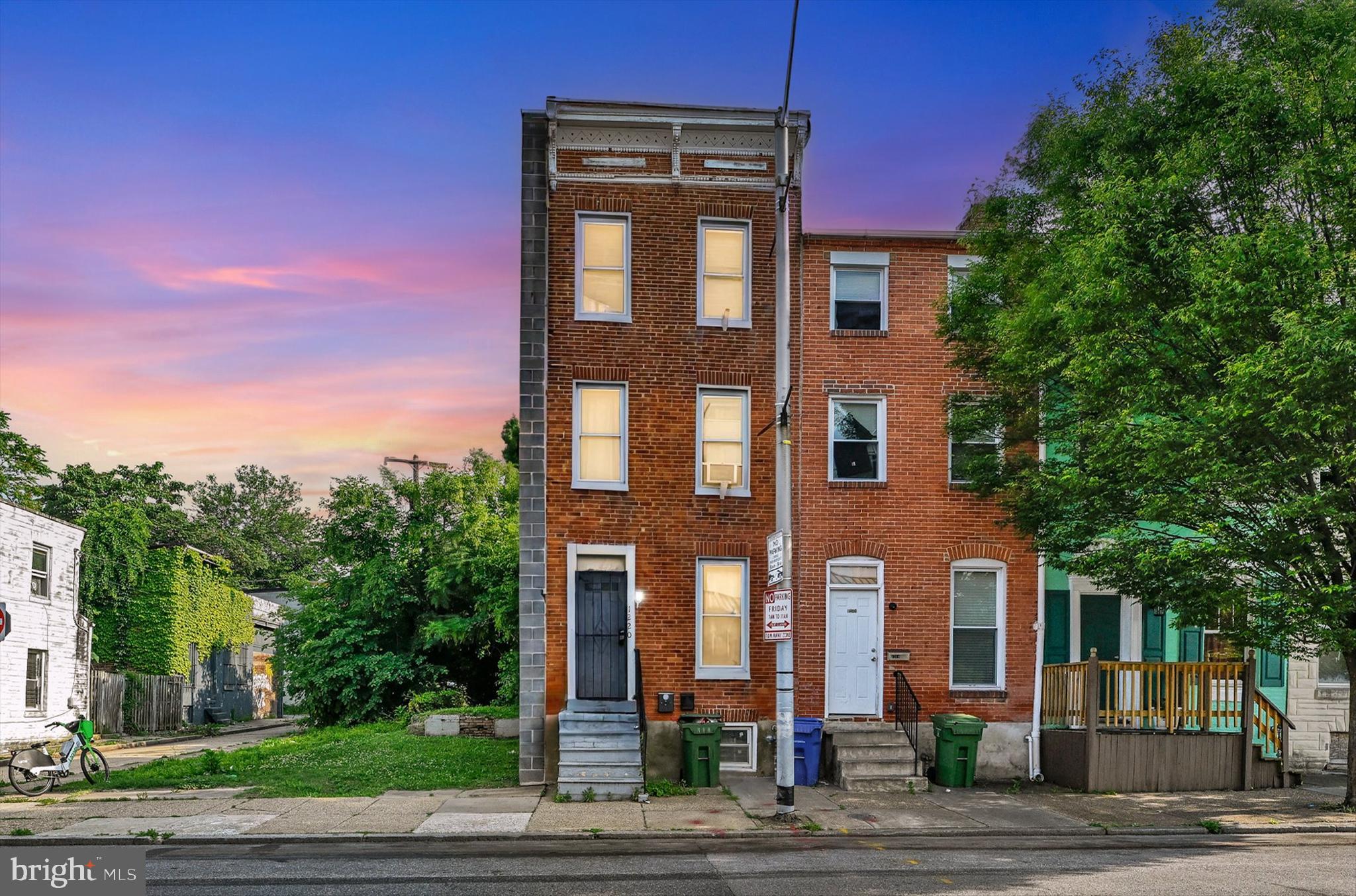 Welcome to 1220 W Pratt St, a spacious and well-located 4-bedroom, 1-bathroom townhome offering convenience, functionality, and city charm! Situated near Carroll Park, the University of Maryland Baltimore campus, and the Oriole stadium, this home provides easy access to some of Baltimore’s most vibrant destinations. The entire first floor is dedicated to living, dining, and kitchen areas, creating an open and versatile space perfect for everyday living or entertaining. The home also features easy-access, on-site laundry and a fully fenced backyard—ideal for relaxing, gardening, or pets. The property is tenant occupied, making this a great opportunity for investors or future homeowners looking to offset expenses. Schedule your showing today!