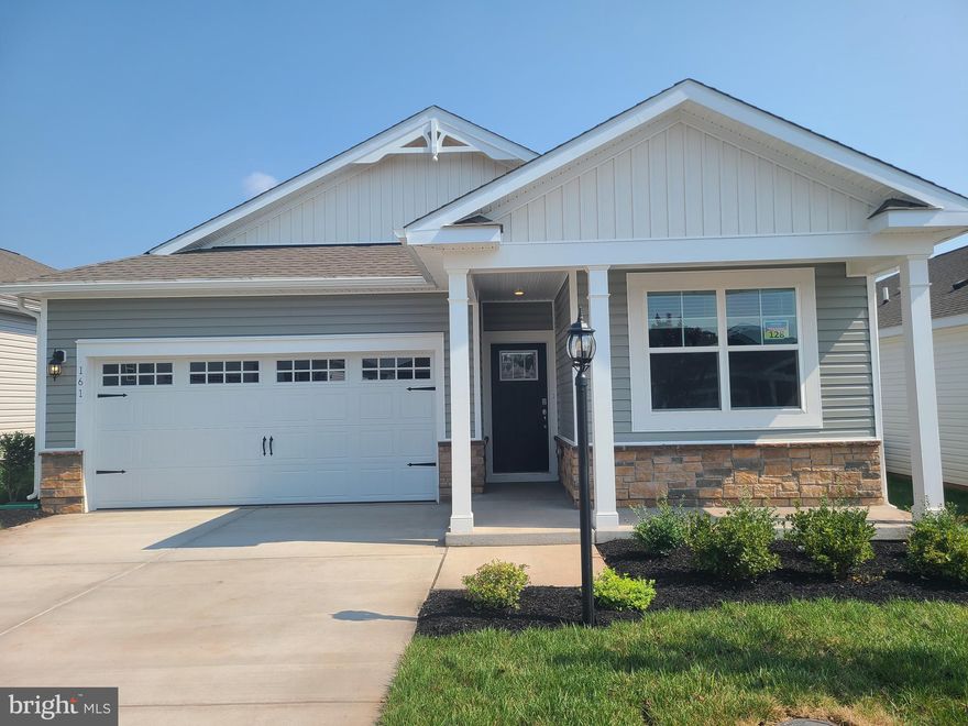 *Home with front porch- July move-in!* The Merrit by D.R. Horton is a stunning new construction, ranch home plan featuring 1,813 square feet of living space, 3 bedrooms, 1 study/flex room, 2 bathrooms and a 2-car garage. Look no further than the Merrit for the convenience of first floor living. The foyer welcomes you in past a large bedroom and flex room, you decide how this space functions! The kitchen includes White cabinets & white quartz counters- a large island perfect for prep work, entertaining and casual dining flows effortlessly into the living room and dining area. The owner’s suite is off the main living area and features a spacious bathroom and walk-in closet. A covered patio comes included and is the perfect outdoor space to enjoy. This home includes D.R. Horton's Home is Connected® package, an industry leading suite of smart home products that keeps homeowners connected with the people and place they value the most. The technology allows homeowners to monitor and control their home from the couch or across the globe.

Home and community information, including pricing, plans, included features, terms, availability and amenities, are subject to change and prior sale at any time without notice or obligation. Pictures, artist renderings, photographs, colors, features, and sizes are for illustration purposes only and will vary from the homes as built within communities.