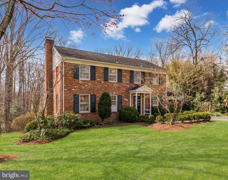 Welcome Home! Sunny & bright 4 bedroom home on a fabulous, private one acre lot in Potomac Village! The first floor of this wonderful home includes a spacious living room with fireplace and bay window overlooking the picturesque backyard, a formal dining room , a sunlit kitchen with center island, office/den, and powder room. Upstairs enjoy the primary suite with two closets, an en-suite bathroom, and a wall of windows overlooking the wonderful yard and gardens, three additional bedrooms and a hall bathroom. The lower level includes an oversized recreation room with  fireplace, a second office, powder room, and laundry room. Incredible location! Walk to the shops and dining in Potomac Village Shopping Center including Starbucks, Strosniders, River Falls Seafood, Hunters Bar & Grill, Safeway. Easy commuter access to I-495, I-270, DC & VA.