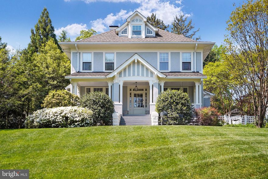 Experience the charm and history of Arlington like never before with the once-in-a-lifetime opportunity to own the John Sagemueller house. This magnificent farmhouse, originally built in 1926, has been expertly restored and renovated with love and care by the current owners over the last 25 years.

With over 5000 square feet of living space, this classic Arlington dwelling offers ample room for comfortable living and entertaining and truly exudes warmth that is rare in more recently built homes. The house boasts a beautiful 1/3rd of an acre lot, situated in the highly desirable Rock Springs neighborhood, making it the perfect location to call home.

From the moment you step inside, you'll be captivated by the unique character and timeless charm of this exceptional property. Enjoy the spacious and inviting living spaces, perfect for entertaining guests or relaxing with family.

The beautifully renovated farmhouse style kitchen is a chef's dream, featuring Viking and Sub-Zero appliances and exquisite finishes that blend seamlessly with the home's traditional aesthetic.  The main level also boasts a huge living room with a wood burning fireplace, a formal dining room, sophisticated office and great family room.

On the 3rd level you will find an ensuite owners room and four other bedrooms with 3 beautifully renovated baths.  The 4th level is a spacious and sunny loft where you could add a 5th full bath and convert into another bedroom.  In the lower level you will find a surprisingly bright finished basement with tall ceilings, great windows, a full wet bar and a custom wine cellar along with another full bathroom.  

The large lot provides ample space for outdoor activities and relaxation, with plenty of room for gardening, entertaining, and enjoying the natural beauty of the surrounding area. The oversized flagstone patio and hard lined gas grill make it ideal for outdoor dining.  

This is truly a once-in-a-lifetime opportunity to own a special piece of Arlington history.