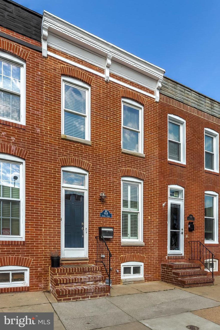 SOUGHT AFTER HOME LOCATED IN THE HEART OF LOCUST POINT WITH OFF STREET PARKING PAD. GLISTENING HARDWOODS CASCADE THROUGHOUT. ENJOY CUSTOM CABINETRY, IMPORTED TILE, CHEF'S KITCHEN. LOADS OF NATURAL LIGHT. HIGH CEILINGS. WALK-IN SHOWERS. WALK-IN CLOSETS. 3 OVERSIZED BEDROOMS WITH 3 BATHROOMS. 3 BEDROOMS ABOVE GRADE - RARE FIND. CLOSE PROXIMITY TO RETAIL SHOPPING, LOCAL DINING, AND ALL MAJOR HIGHWAYS. SCHEDULE A PRIVATE TOUR TODAY!