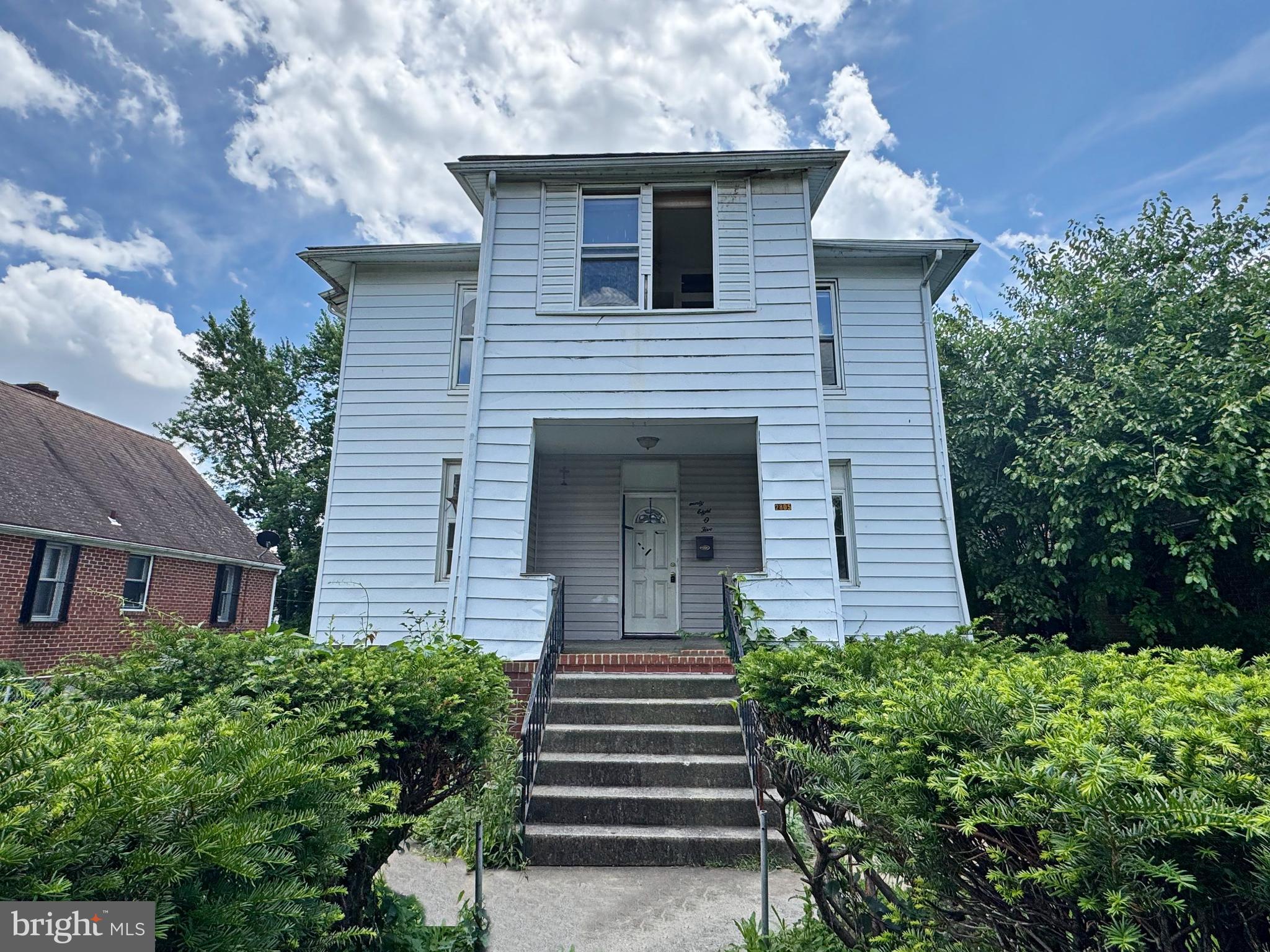 Welcome to this porchfront home in the neighborhood of Cylburn. Home offers 2400 square feet of living space and has 2 units. Both units have two well-appointed bedrooms. a full bathroom with soaking tub, a nice sized kitchen and a living room. Only the upper level has central conditioning unit. This home is an amazing investment portfolio where you can reside in one unit and have the other unit rented. A great location! Home is just a few minutes away from Pimlico Racecourse, Hilltop Shopping Center, Giant Food and Home Depot. Note - Buyers winning the Highest & Best must understand that they participated in a Highest & Best, Multiple Offers Situation and that any requests to the Seller for Special Concessions, Repairs or Switch in Financing could result in the Seller terminating and retaining Buyer's EMD.