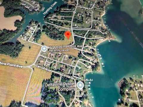 Vacant Land For Sale - Lot 8 Robins Point Avenue<br/> DELTAVILLE, VA 23043