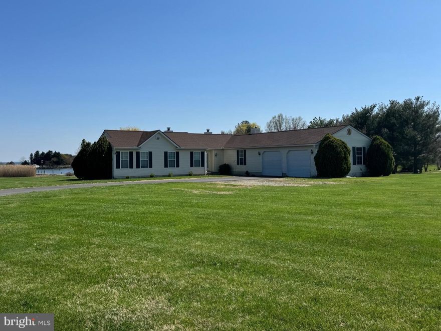 Waterfront - great views- large lot- upscale community.  This property is being sold as is...which is a clean slate for your total renovation.  The home appears structurally sound, but you need your own expert to advise you on that.  This is well beyond cosmetic coat of paint and new carpet, but far better than a tear down.  With the needed improvements you can enjoy wide views of the creek and Eastern Bay, the privacy of a 2.6 acre lot, and the convenience of living on Kent Island. Being sold AS IS. Appears structurally sound but needs major rehab.