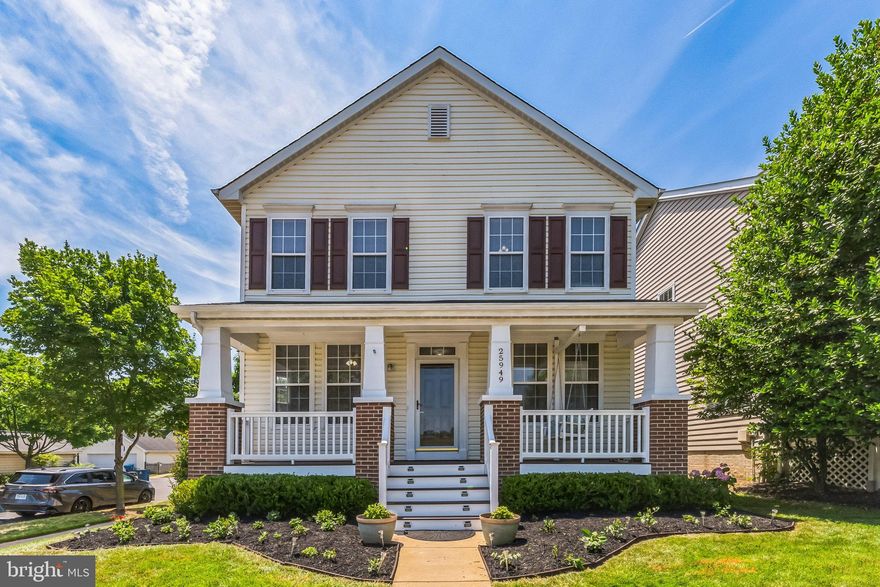 Open house canceled. Welcome to your stunning home in the sought-after South Riding community! Location! A stone's throw from Little River Elementary School. This beautiful residence features 3 bedrooms, 3.5 bathrooms, and a 1-car rear garage. The front full porch with a custom swing welcomes you into the home. Step inside and be captivated by the efficient design and thoughtful updates. *** Upgrades- Water Heater 2024, HVAC 2024, Whole house freshly painted 2024, New light fixtures 2024, Freshly painted Deck 2024, New switches 2024, Full kitchen in the basement 2019, Upper-level LVP floors 2021, Renovated full master bathroom 2019, Renovated Guest Bathroom 2023*** 
The main level boasts a seamless flow, with spacious living areas that are perfect for entertaining or daily living.  Separate dining room to have private meals. The kitchen is a culinary enthusiast's dream, complete with granite countertops, an island, stainless steel appliances, and ample counter space.  The breakfast area overlooks the deck. The family room is filled with natural light with a fireplace to enjoy on winter nights. The access to the deck is from the family room. The half bath completes the main level. The upper level features 3 bedrooms and 2 full baths. The master suite is a true retreat, offering a private oasis with two walk-in closets, and an en-suite bathroom with a soaking tub, dual vanity, and a stand-in shower. Oversized two secondary bedrooms make up the rest of the upstairs and recently upgraded shared full bath with modern finishes. 
The walk-up lower level is a standout feature, showcasing a full custom secondary kitchen equipped gas range, granite countertops, a refrigerator, and a lot more. Perfect for hosting gatherings, in-law suites, and creating lasting memories. This space adds a touch of luxury and entertainment options that will impress friends and family.  The additional room is perfect for an office, den, or hobby room. The laundry is located in the basement. The full bathroom completes the lower level.
Walk-up stairs lead to the side of the home. The well-maintained outdoor rear deck with wood flooring and side yard provides the perfect backdrop for outdoor activities and relaxation. Located in the desirable South Riding community, residents enjoy access to a range of amenities including parks, pools, trails, and more. This home is a true gem that combines modern updates with classic charm. Don't miss the opportunity to make it yours.