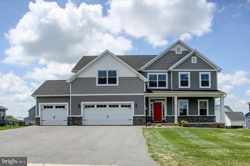 Welcome to your future home located in Grand Point Crossing, a development close to shopping, main highways & medical facilities. This upgraded home, with impeccable craftsmanship, consistent maintenance & a fresh and recent updating/painting throughout- along with its prime location is one you have to see for yourself. Built in 2021. 4BR/2.5BA. 2700+ SF. This home welcomes you immediately, with a beautiful entrance into an open floor plan w/LVP flooring. You will find an upgraded kitchen w/brand new Whirlpool range w/air fry capability, Samsung refrigerator, built in microwave, dishwasher, kitchen island & upgraded quartz countertops. The window treatments are a standout, with zebra shades on the windows in the main living area. From the breakfast area, step out back and enjoy the stained deck and nice sized yard. The upper level features a spacious landing area leading to the primary suite w/large walk-in closet. The primary bathroom offers you the opportunity to feel a bit of luxury- with a beautifully tiled bath w/tiled shower & surround in master bathtub. The three additional bedrooms upstairs are spacious and each has blackout shades. The hall bath & laundry area have been upgraded w/LVP flooring. Full unfinished basement w/bilco doors. Three-car garage w/upgraded garage door opener w/battery back-up & camera. And for those with an electric car, this home already has a 240V EV plug in the garage for you! The home’s landscaping includes edible blueberries in the front w/low maintenance flowers drawing butterflies. Evergreens were also planted in the back to grow & add privacy over time. The lot is .36 ac & has an underground dog fence for the pet-friendly new owner. The home has a Google Nest thermostat & the HVAC has been on a yearly maintenance plan with the next appointment scheduled for November 2025 when a whole house humidifier is to be installed (at Seller’s cost). A security system is installed that conveys with the home currently. This home is ready for you - Better than new! Schedule
your visit today or plan to visit during our Open House, Sunday, July 20 (1-3 p.m.)