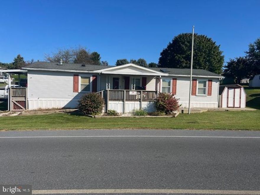 Don't miss this opportunity to build some equity with this double wide mobile home in the desirable Pheasant Ridge MHP, in Penn Manor school district.  Very nice lay out with open living room in the middle with fireplace.  Full bath on each end including one in the owners suite.  Additional office space in the front that could be closed off to create another bedroom.  This property does need a little work and is sold as is but is priced accordingly.  Jump on it before it's too late!