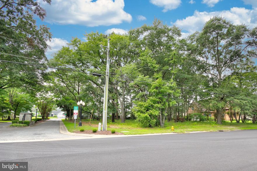 Build your dream home on this prime corner lot across from scenic Schumaker Park in Salisbury, MD. This wooded parcel offers approximately 0.46 acres.  Currently outside city limits, so property would have to be annexed in order to have public services. With no builder tie-in and no HOA restrictions, you’ll have the flexibility to design and construct the home you’ve always envisioned. Desirable lots like this are rare, call today to explore your building possibilities.