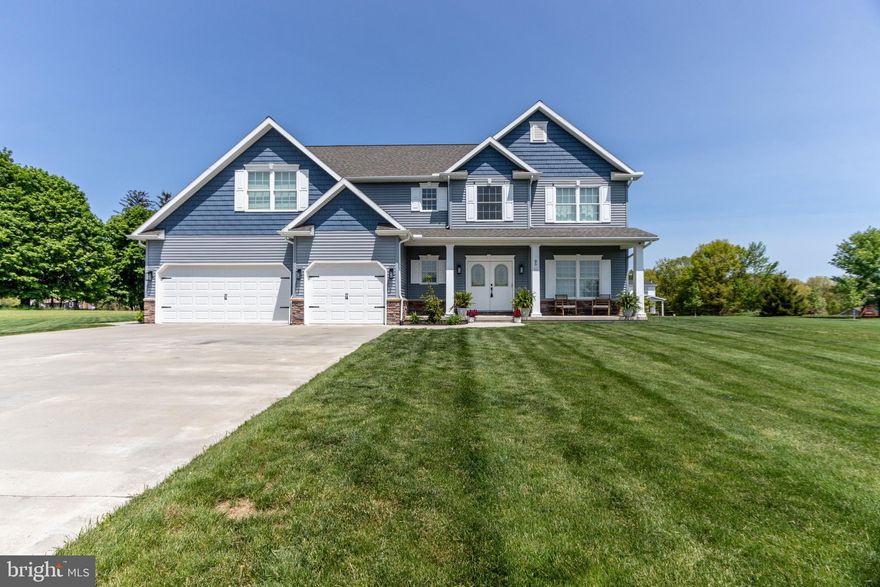 Entertaining and family living comes easy with this floor plan.  Immaculate and move in ready is the added bonus.  Inviting front porch leads the way into the two-story entry with eye-drawing, open stair case coaxing you to the 2nd floor.  The kitchen offers granite counter tops, farmhouse sink, plentiful cabinetry and a center island making dinner prep a breeze and enjoyable.   Family and friend time conversations come easy with the adjoining breakfast area and a family room complimented with gas fireplace, and  just a step away to the oversized rear patio, the perfect space to enjoy smores, laughs and summer nights.  Rounding out this sizable first level is a formal dining room, half bath and a study - perfect for play area or a home office space.  Upstairs the primary bedroom is massive and offers you the space to create your sanctuary to relax for the night with a good book or a movie and a glass of wine before sleeping your worries away.   The primary bath is sure to please the lady of the house with a vanity corner, and additional features include a soaking tub, tiled walk in shower, soaking tub and and a private toilet area.  Ladies and Gents, the walk-in is "to die for!" so much space for his and hers and all your shoes as well!  On this floor there are two additional bedrooms that are generously sized and also offer walk-ins (smaller than mom and dads- but walk ins!).  There a full bath with double vanity and oh wait - second floor laundry!! The lower level basement  can be finished for additional living space, complete with plumbing ready for a full bath and a window access with ladder for another bedroom!  Mmmmm Hmmmm - this is the one!! Buyers this home is a MUST SEE MUST HAVE!  Two minutes to hop on I-80, offering a quick commute to State College, Clearfield and Dubois - don't miss out on this beauty.
