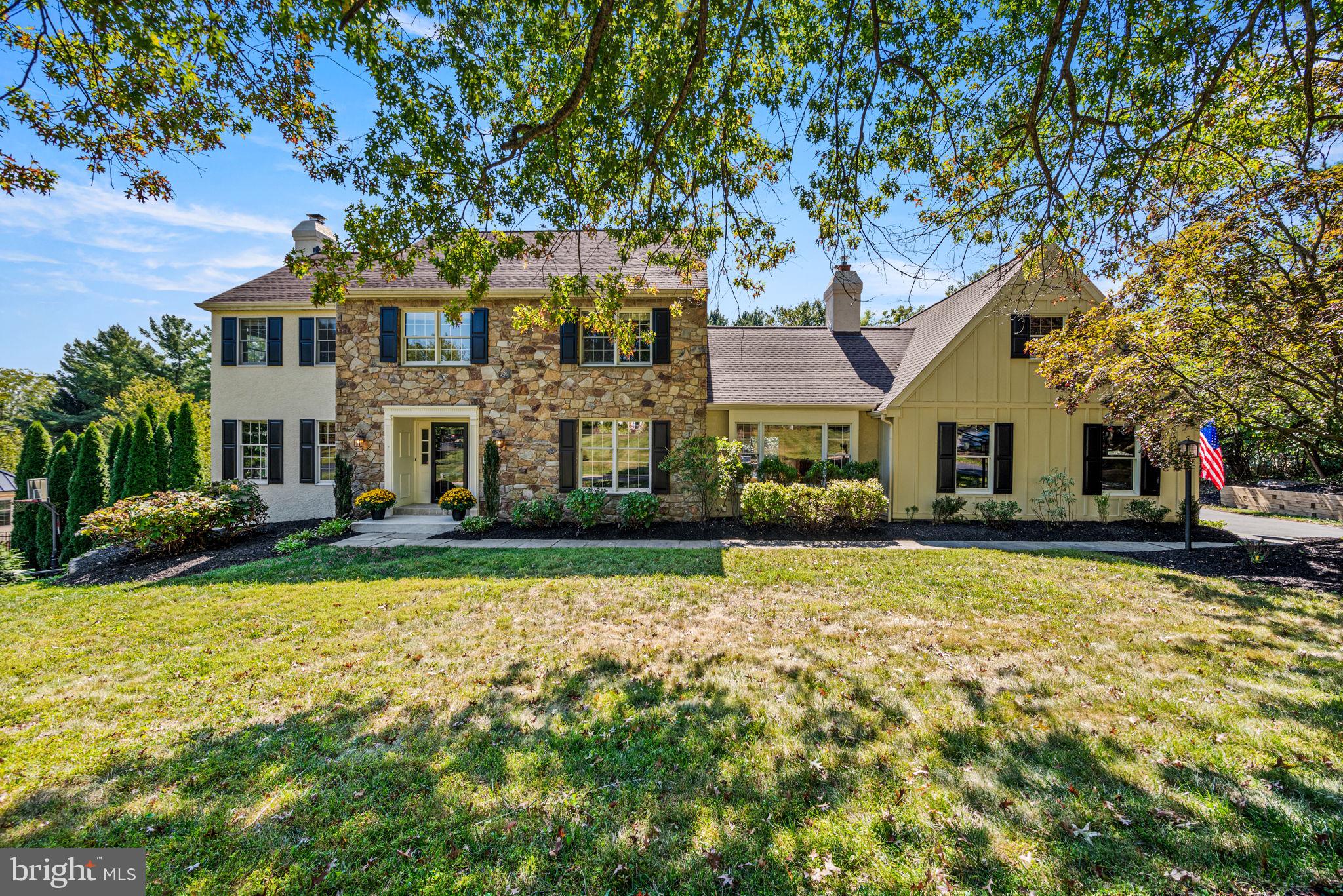Welcome to 1021 Beaumont Road in Berwyn’s coveted “Spring Knoll” community. This beautifully maintained 4-bedroom, 3 full and 1 half bath residence blends timeless details with thoughtful updates, offering a truly move-in ready home in a prime location.
Step inside to find elegant formal spaces and inviting everyday living areas. The living room is highlighted by a marble wood burning fireplace with a custom mantle, while the family room showcases Brazilian wood floors, custom millwork paneling, and a brick fireplace with a newly added wood stove insert. The dining room features gorgeous paneling and hardwood floors, creating the perfect setting for memorable gatherings.
The expansive, remodeled eat-in kitchen (2023) is a showstopper, featuring updated cabinetry, quartz countertops, a tiled backsplash, stainless steel appliances, and a large picture window above the sink. Sliding doors open to an expansive deck overlooking a professionally landscaped backyard with terraced gardens, lush plantings, and an underground irrigation system. At the center of it all is a beautiful in-ground pool—ideal for summer fun and gatherings. A private office, large mudroom/laundry room, updated powder room and 2-car garage with a Level 2 EV charger complete the first floor.
Upstairs, you’ll find generously sized bedrooms, a recently updated hall bath, and a serene primary suite with a walk-in closet. The finished lower level offers additional living space with newer carpeting and upgraded windows. This home has been meticulously cared for with upgrades, including: Moen Flo whole-home water shutoff, speaker wiring, passive pool heater, and numerous smart home features. Gas hookup available on the street.
With its blend of custom craftsmanship, modern upgrades, and outdoor living spaces, this property offers the best of Main Line living—minutes from top-rated schools, shopping, dining, and commuter routes. 1021 Beaumont Road is a rare opportunity to own a turnkey home in one of Berwyn’s most desirable neighborhoods.