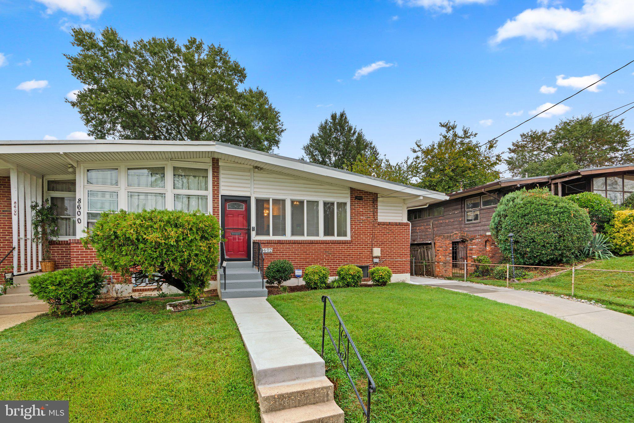 Charming Semi-Detached Home in New Hampshire Estates, Silver Spring – No HOA!
Welcome to this lovingly maintained 3-bedroom, 2-bathroom semi-detached home in the desirable New Hampshire Estates neighborhood of Silver Spring, MD. With nearly $50,000 in recent upgrades, this home is move-in ready and packed with modern conveniences!
Key Features:
Upgrades Galore! HVAC (2016), roof and gutters (2014), extended concrete driveway with parking for two vehicles (2015), newly installed concrete walkway (2024), perimeter foundation drain system and sump pump for added peace of mind (2013), and luxurious Samsung kitchen appliances (2020) including a gas stove.
Modern Finishes: Enjoy the newly -Installed LVP flooring in the basement (2024), and hardwood floors throughout the main level (except for tiled kitchen and bath).
Spacious Living: The main level offers a sunlit living room, kitchen, three generously sized bedrooms, and a full bathroom. The lower level boasts a large multi-purpose room perfect for entertaining, an additional full bathroom, a laundry room with Maytag washer and dryer, and ample storage space.
Outdoor Bliss: The flat, fully-fenced backyard is ideal for outdoor gatherings, pets, or gardening. The home also comes equipped with an alarm system and window treatments, all included!
Prime Location:
Just 10 minutes to DC, 10 minutes to University of Maryland, 10 minutes to the Beltway, 20 minutes to Downtown Silver Spring and less than 1 mile to the Purple Line. Montgomery County schools serve the area, adding even more appeal!
Don’t miss your chance to own this well-maintained, move-in ready gem—schedule your visit today!
**OFFER DEADLINE: SUNDAY, 9/8 AT 8PM**