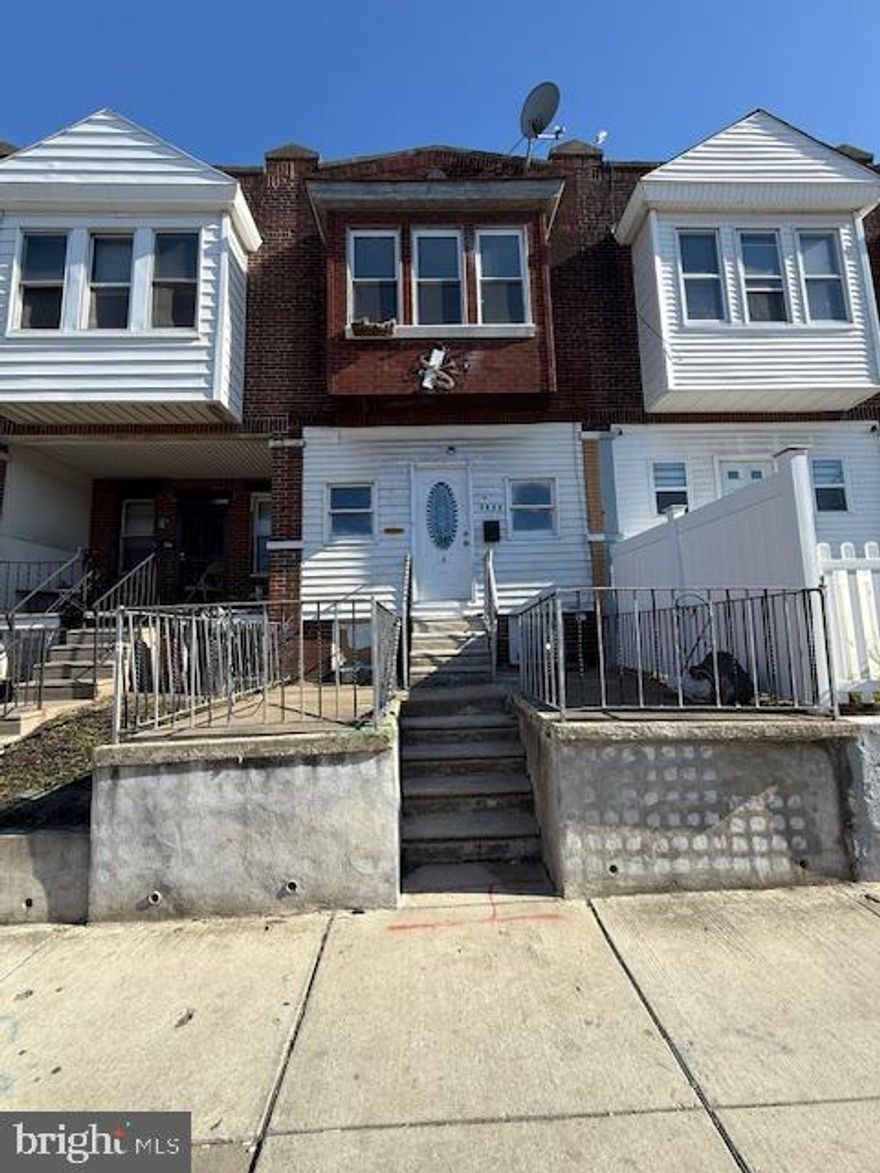 Back on the market!!!    Due to buyer financing  fell through!!!  Welcome to 5553 Torresdale Avenue, a charming townhouse nestled in the heart of Bridesburg.  Large newly renovated modern home in the Northeast!  This three-bedroom, one-bathroom residence presents an exceptional opportunity for both investors and first-time homebuyers. The property boasts ample space and substantial potential, providing an ideal platform for either creating your dream home or making a substantial investment.  There is a wonderful park across the street for some outdoor activities with your friends, family and pets.  Convenient location.  Close to public transportation, school, supermarket, restaurants, etc.  

Conveniently situated in a desirable neighborhood, this property offers the unique chance to transform it into a truly exceptional dwelling.  Do not miss the opportunity.  Schedule your showing today!!