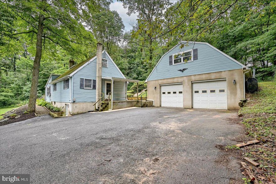Care to spend some time and effort updating this Manheim Central home in the woods just northwest of Manheim Boro and enjoy many years of rural living? That would be a good idea and this home just might be right for you. Quiet, peaceful, plenty of parking for your boat or RV, forts in the woods, HUGE garage for your home business or hobby with a finished upper level measuring over 400 SF. There is a second bathroom in the garage.  Lots of possibilities in this home on a beautiful wooded lot. Come see us today.