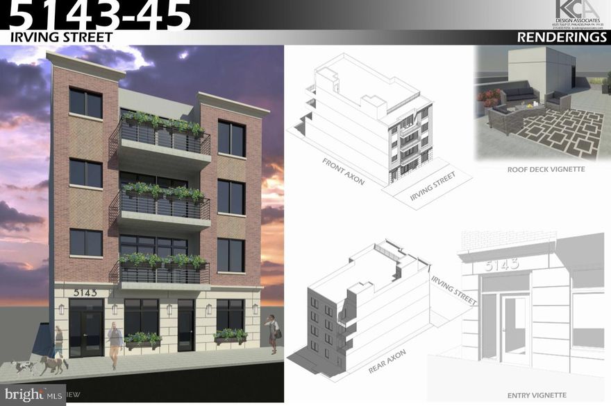 Nice size project located in the flourishing West section of Philadelphia. Lot has a garage on it that will need to be torn down. This project will be sold with Geo tech report, approved zoning permit, & plans for a 9 unit building. Also comes with 10 year tax abatement. The area is experiencing surging appreciation surrounded by lots of new construction! And in an opportunity zone!