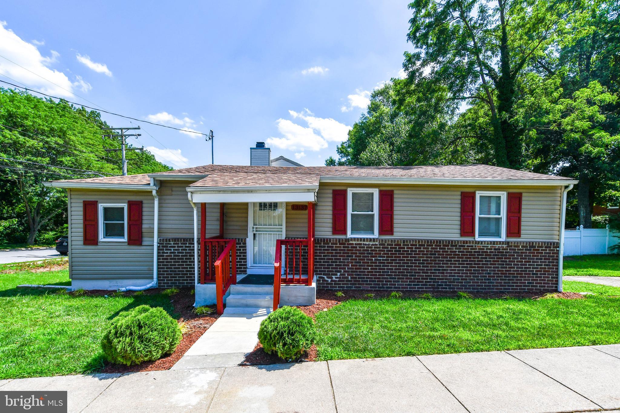 REDUCED TO $365,000! BUYER ALERT! Own and build wealth, where you live, in this updated detached 3-bedroom 1 bath ranch in Bowie for less than a townhome or condo. Welcome to 13137 12th Street, featuring many updates, including in 2023 energy-efficient HVAC, Hot Water Heater, and floors. Roof approximately 4 years ago. Large eat-in kitchen, featuring new white chic cabinets, recessed lighting, and new stainless-steel appliances. Living room with crown molding and Luxury laminate flooring. Dedicated laundry room with full-size washer and dryer. Good-sized bedrooms with carpet. Nice-sized back and side yard. Small side deck. Bright and airy. Front porch to bask in the sun and have your morning coffee. Also, your very own Peach Tree! Parking pad and on-street parking. Bowie is home to historical sites, including the Bowie Railroad Station, the Belair Mansion. Old Town Bowie Welcome Center & Interactive Children's Museum, the Bowie Race Track and much more. Great restaurants, shopping and public transportation. Inspections for information only, property being sold AS IS. Make your highest and best offer, with quick settlement. Seller prefers a local title company. OPEN HOUSE SUNDAY 8/03/25 - 01:00-03:00 Refreshments Served.