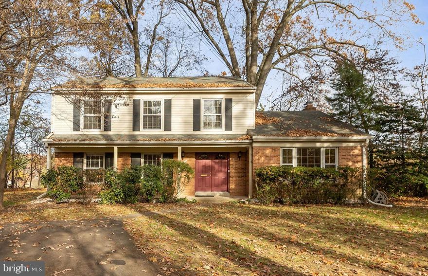 Don't overlook 8506 Wilkesboro Lane! The residence boasts an attractive location on a beautiful lot, creating a sense of privacy with its setback from the street. As you approach, a charming front porch and double door entry welcome you into a spacious foyer. The main level encompasses a sizable living room, separate dining room, family room, den/office, table-space kitchen, a half-bath, and a mud room/laundry room. Upstairs, discover four generously sized bedrooms and two full baths. The expansive basement is unfinished, awaiting your personal touch. Newly refinished hardwood floors grace the entire home. The property's proximity to major routes, schools, shopping, restaurants, and more makes it an unbeatable location.