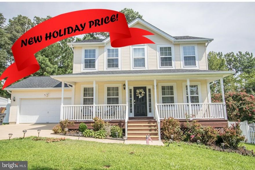 ****SPECIAL PRICING FOR THE HOLIDAYS*****    

LOVELY COLONIAL WITH TRADITIONAL FLOOR PLAN AND FINISHED WALK-OUT BASEMENT.  SPACIOUS COVERED FRONT PORCH GREETS YOU AS YOU STEP INSIDE THE TWO STORY FOYER WITH HARDWOOD FLOORS, A FORMAL DINING ROOM ON THE LEFT AND A LIVING/FLEX ROOM ON THE RIGHT.   THE GENEROUS FAMILY ROOM HAS A GAS FIREPLACE AND IS OPEN TO THE KITCHEN WHICH FEATURES A BREAKFAST ROOM, TILE FLOORS AND ACCESS TO THE OVERSIZED DECK.  SECOND LEVEL HAS THE PRIMARY SUITE WITH CATHEDRAL CEILINGS, A WALK-IN CLOSET AND LUXURY BATH.  3 OTHER BEDROOMS AND A FULL HALL BATH. THE FINISHED BASEMENT HAS GREAT REC SPACE A FULL BATH AND LAUNDRY.  NICE PROPERTY IN A NICE NEIGHBORHOOD!  VA ASSUMABLE LOAN AT 2.5%