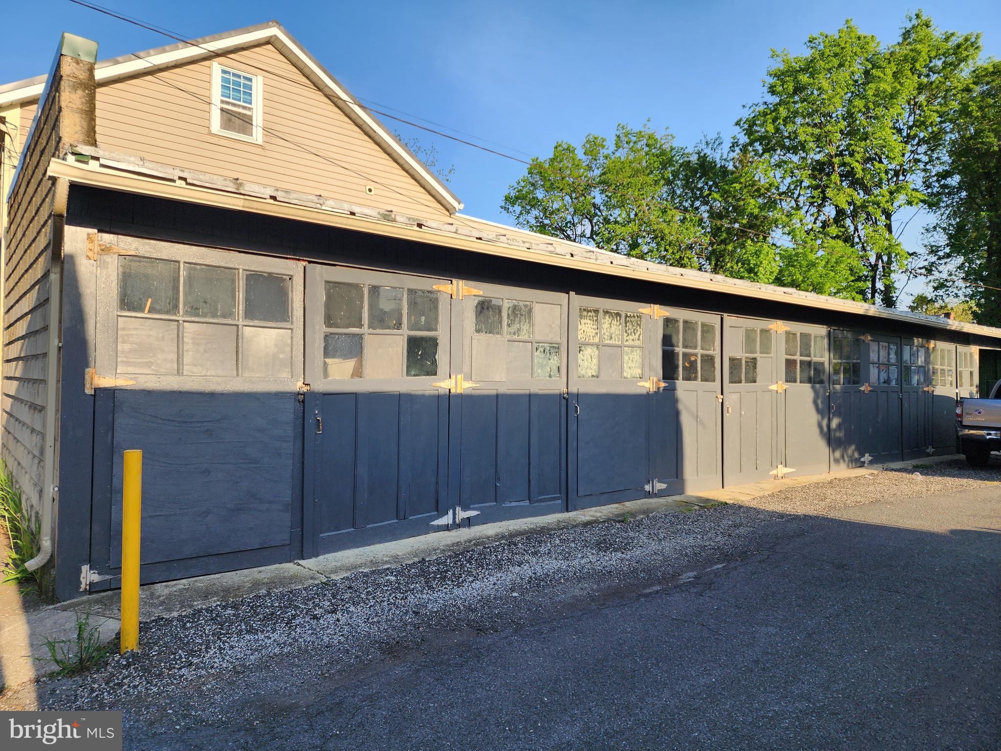 Garages ONLY !This is 13 garages. 5 have been rented to the same person for the last 25 plus years they have been made aware the property is for sale. The owner has use of the other 8. 
Buyers agent to confirm zoning and ability to add electric to the units.
Seller would like to retain one garage for a fee of $75.00 a month.
Seller will entertain a bundle package with the house at  135 S West Street Carlisle. MLS number