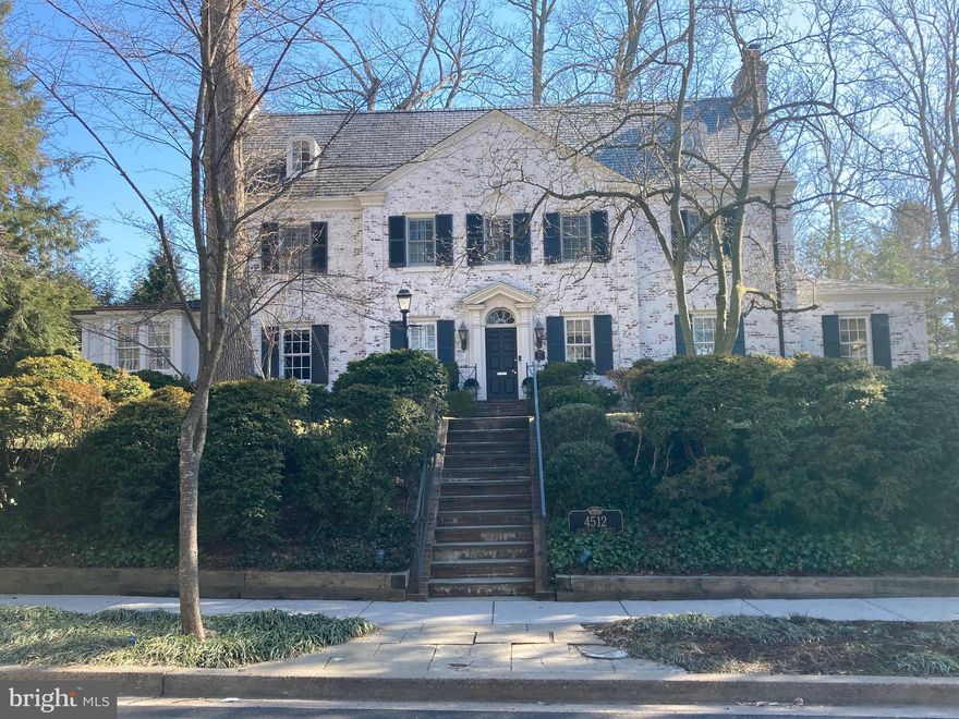 Paul Chretian of Samson Properties is listing agent.  Entered for comparable purposes.  Tremendous property.  One-half acre in prime Welsey Heights - directly across street from parkland.  House was in need of full gut renovation.