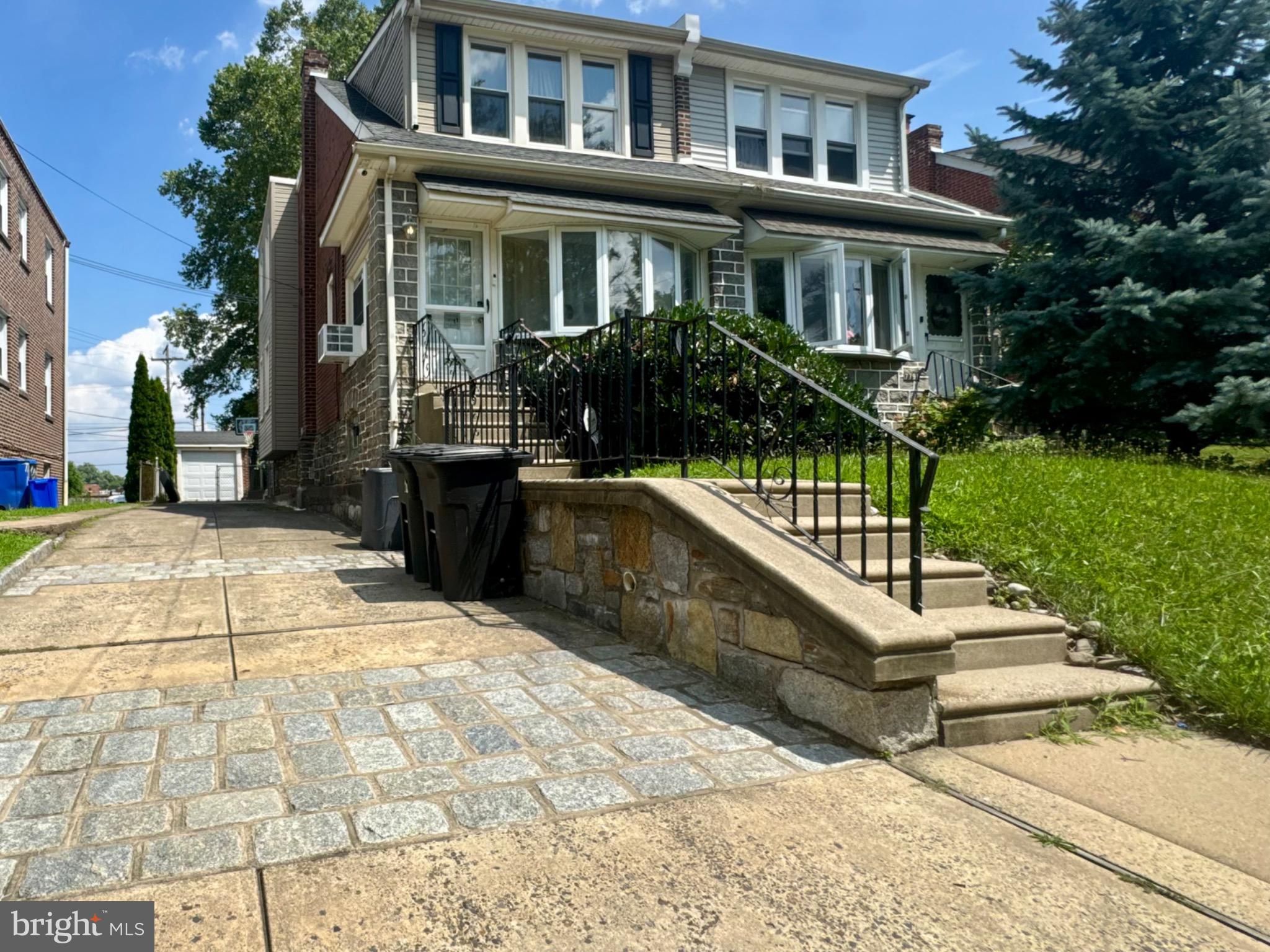 Nestled in the charming Fox Chase neighborhood, this delightful twin home offers a perfect blend of comfort and convenience. Step inside to discover a fully finished basement, providing ample space for recreation, a home office, or a cozy retreat. With three spacious bedrooms and two full bathrooms, this home is designed for both relaxation and functionality. The layout encourages easy living, making it an ideal space for gatherings or quiet evenings at home. The detached garage and driveway offer convenient parking options, while on-street parking is also available for guests. Enjoy the outdoors in your private yard, perfect for gardening or enjoying a morning coffee. Fox Chase is known for its friendly community vibe, with local parks, shops, and eateries just a stone's throw away. Take leisurely strolls through tree-lined streets or explore nearby amenities that cater to your everyday needs. The neighborhood is well-connected, making commuting a breeze. This home is not just a place to live; it's a place to create lasting memories. Experience the warmth of Fox Chase and make this charming residence your own. Don't miss the opportunity to embrace a lifestyle filled with comfort and community!