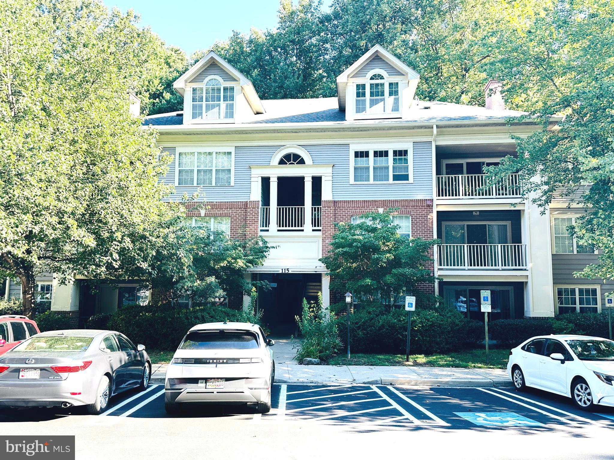 VERY POPULAR TIMBERBROOK CONDO'S because of the peaceful park-like setting and no through traffic, and this unit backs to the wooded area which you can enjoy from the balcony. Very well maintained property with new carpet, renovated kitchen with Silestone and stainless steel appliances, Gas Cooking, and hardwoods. NEW CARPET! large living room with gas fireplace and balcony. Spacious bedrooms and tons of closet space. Large laundry room with full size washer and dryer and storage. Primary bedroom has 2 large closets and a luxury soaking tub. No stairs to get to the property but not ground floor. * GREAT location with easy access to 270, Muddy Branch Shopping , Crown Farm and Rio !!! ** We have an in-house Maint Dept for QUICK repair response/ 24 hrs emergency. * AGENTS read the Agent Private remarks in BRIGHT MLS please !!! APPLY on our website under Avail Rental/Apply Now.. ALL ADULTS must fill out an APP, you will be asked to upload a paystub and copy of drivers license in the app, so best to have those ready on desktop before applying. App processing take 3 business days +-.