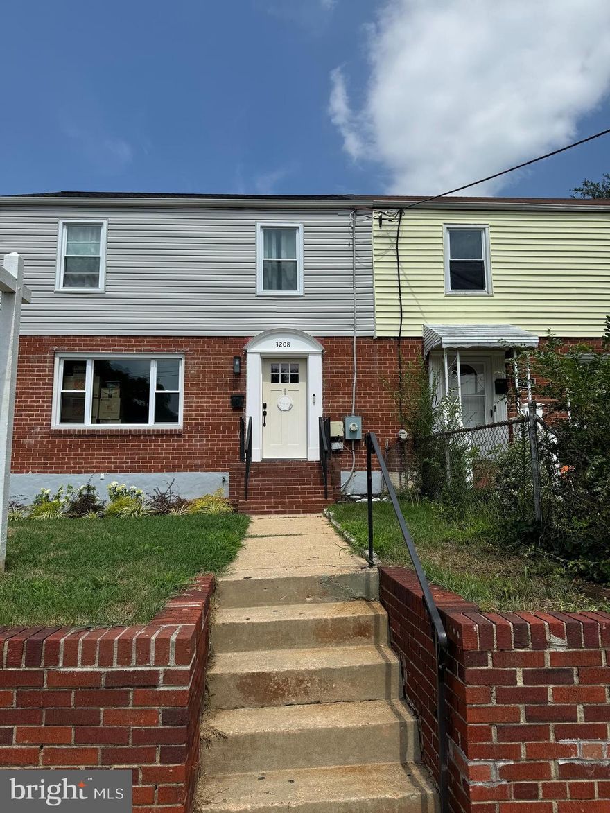 Welcome to Your Dream Home in Prince George's County!

Discover this stunning, fully renovated 3-bedroom, 2-bathroom end-unit townhome in Hillcrest Gardens, one of PG County's most sought-after communities. This beautiful home spans three levels with no HOA fees, offering ample space and freedom.

With an open floor plan, the main level features a chef's kitchen with stainless steel appliances, wood floors, and a spacious family room or eat-in kitchen.

The property boasts a walkout kitchen leading to a finished basement with a full bath, new carpet in all bedrooms, a large living room, and contemporary light fixtures. Enjoy the outdoor space with a patio and fenced backyard, perfect for relaxing or entertaining.

Additional highlights include window replacements, new bath installations, and a dedicated storage room. This home is conveniently located just minutes from Washington, DC, with easy subway and bus line access.

Don't miss the chance to make this beautiful home yours!