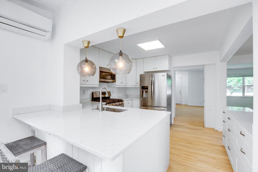 Fully modern remodeled, updated, Sun Field McLean High, Longfellow Middle school zone 3-level single house,5 bedrooms, 3 full bathrooms with two car garage carports with a screen deck and extra barbeque deck, 2 bedrooms and full bath(music speaker), remodeled updated open style kitchen, living /dining area with wood fireplace on the main level. The open-style kitchen is connected to the family room/ sunroom. Through the sunroom, there is a huge deck and a screen deck for relaxation with a beautiful backyard/trees, a fully fenced house, a storage shed, and a raised garden bed  in the backyard 
A large master bedroom with a huge walk-in closet, a full bathroom, and extra storage on the upper level.
Large one-bedroom and one more bedroom,  bright living area and full bath, kitchenette, with laundry room in the walk-out basement, which is about 1,000 sqft. 
 **The driveway/entrance on  Poole Ln** Excellent location, Close to Kent Garden Recreation Club, McLean Little League, Haycock Longfellow Park, McLean High 1 mile,  Longfellow Middle 0.4 mile, Rt495, Rt267, Tyson’s Corner McLean Metro 2.9 miles, West Falls Church Metro 1.8miles,  Capital One Bank Tyasons,  Tysons Corner Mall, Mclean Boro, 9 miles to DC,  Amazon HQ 11miles, 
Update details: 2023-2024 
New roof, new HVAC, new HVAC/sunroom, new LVT flooring, new custom white paint throughout home, new hardwood stairs, new refinished hardwood floors, new blinds, new LED lighting, new ceiling fans, new door handles, new faucets. , new shower heads, New garbage disposal, new smoke detectors, new exterior power wash, new air duct cleaning,  new deck stain paint, new cement deck paint(new wood railing and 3 support posts under the deck), new carpet cleaning. 
Newer updated kitchen/bathrooms, and basement.
 Showing available starting May 6th, move-in available on June 1st. The owner prefers a long-term lease. Pets are allowed on a case-by-case basis. Tenants are responsible for lawn care, trash and recycling, as well as water, electricity, and gas. An HVAC filter is provided in the utility room.