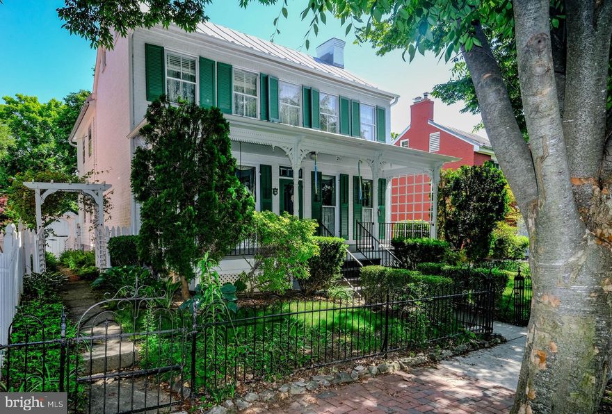 Charm & character abound in this historical Brick & German Siding home built in 1850  situated on a quiet street in the Village of Shepherdstown.  Lovingly cared for by current owners, this home features include 3 bedroom, 2.5 bath, gleaming hardwood floors, formal living and dining rooms, enclosed porch and detached garag e. Enjoy the convenience of  dining and shopping in Historic Shepherdstown.