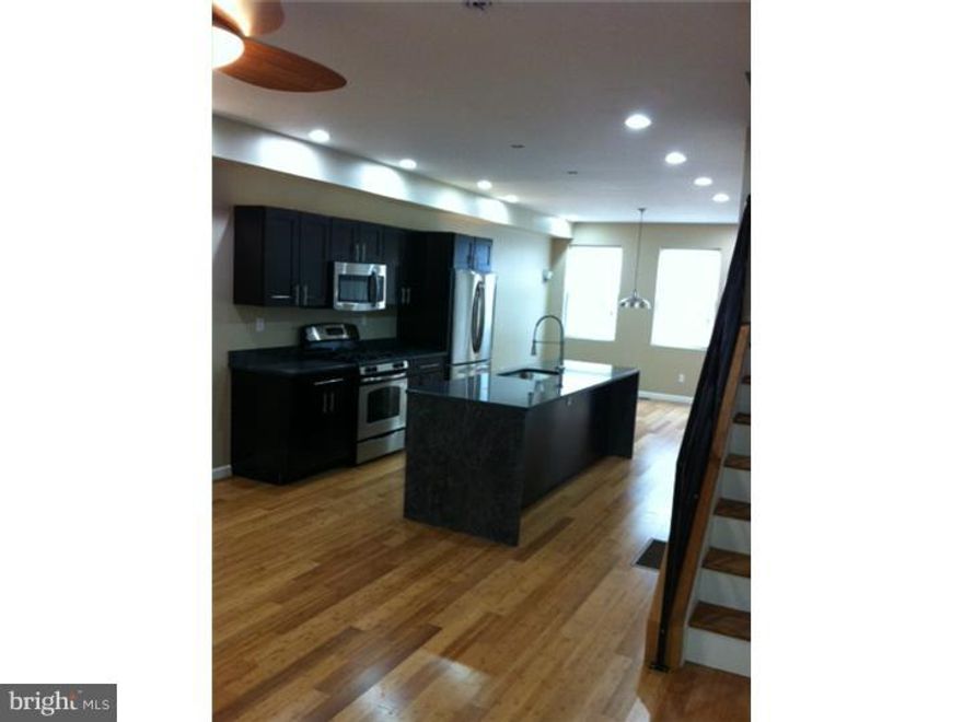 This beautiful fully renovated Fishtown rental with be available March 15. Get in early. This 3 bedroom, 3.5 bath will not last. Excellent for roommates. Large private baths, open layout, roof deck and backyard. Like new construction. 1st floor amenities: Granite counter tops, Stainless steel package including dishwasher & gas stove, Cherry cabinets and outdoor space. $5,700 (first, last & security) to move in. $35 application fee. Photos are from another property and are an example of the completed renovation quality.