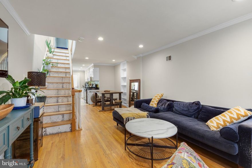 Available Early November:

Welcome to this charming 2 bedroom, 2 bathroom row home with a private patio and central air in Fairmount. Enter into the open living and dining space with beautiful hardwood floors, recessed lighting, and a built-in bookshelf in the dining area. The kitchen at the back boasts tile flooring, ample white cabinetry, a vibrant yellow mosaic backsplash, and stainless steel appliances including a gas stove. Step out to the fully fenced patio, perfect for outdoor relaxation. The finished basement features tile flooring and a modern full bath with a glass shower stall. Upstairs, you'll find two bedrooms, one slightly larger with two windows and a ceiling fan. The second full bath offers a tub/shower combo and vanity. A closet with a washer/dryer adds convenience. Don't miss out on this cozy and well-maintained home! Schedule your tour today.

Lease Terms:

Generally, 1st month, 12th month, and 1 month security deposit due at, or prior to, lease signing. Other terms may be required by Landlord. $55 application fee per applicant. Pets are conditional on owner's approval and may require a monthly pet rent, if accepted. (Generally, $25/pet/month). Tenants responsible for: electricity, gas, cable/internet, and water. Landlord Requirements: Applicants to make 3x the monthly rent in verifiable net income, credit history to be considered (i.e. no active collections), no evictions within the past 4 years, and must have a verifiable rental history with on-time rental payments. Exceptions to this criteria may exist under the law and will be considered.