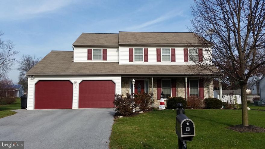 Almost 3,000 Finished of Living Sq.Ft. 4 Bedroom-2.5 Bath w/Finished Basement Located in Cul-De-Sac Near Donegal High School. Formal Living & Dining Rooms w/Eat in Kitchen & Family Room w/Gas Fireplace on First Floor. Large Master Bedroom w/Jacuzzi Tub & Deep Walk in Closet. Man Cave Features Built in Shelving, Football Tiles + Storage Area w/Outside Entrance. Covered Front Porch & Stone Patio in Back w/Stone Accent Wall for Outdoor Relaxation