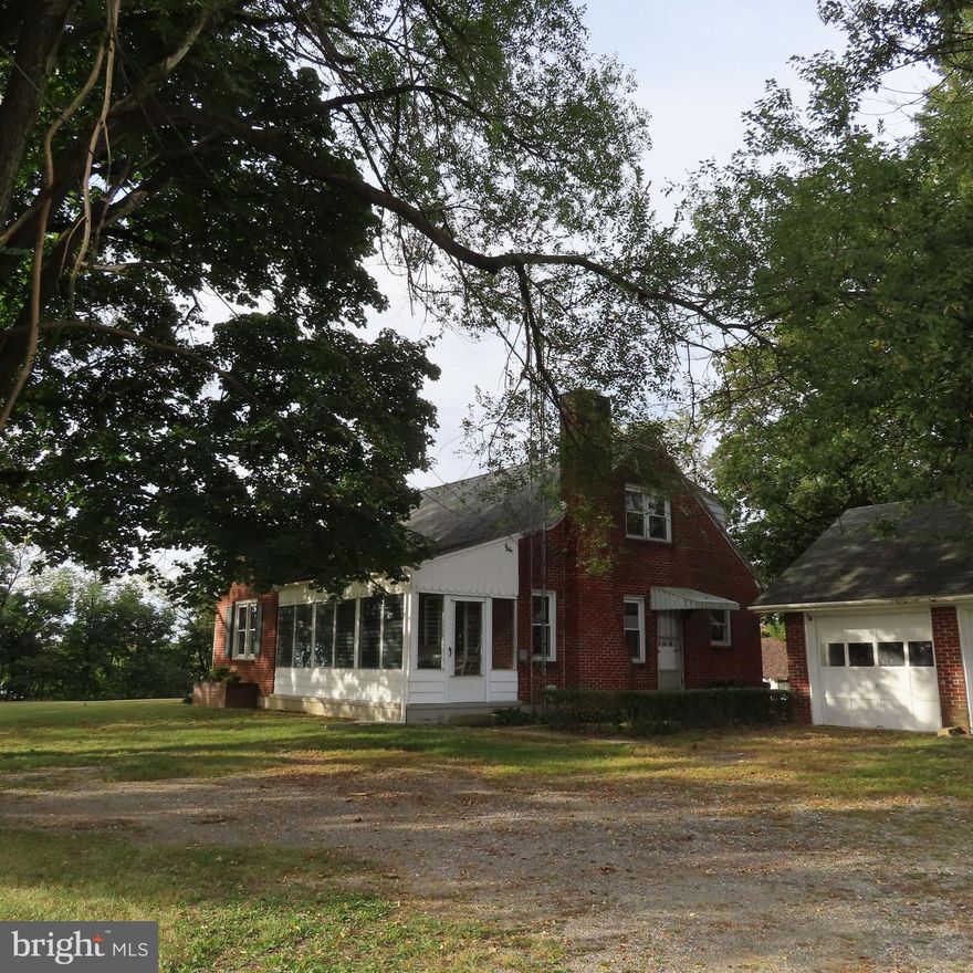 GREAT POTENTIAL - This 4 bedroom cape code has lots of options.  Beautiful Floors and a great layout.  Includes an enclosed front porch, Full Unfinished basement, and a detached 2 car garage.  Property  is being sold as an estate.  Property is back a driveway so it has lots of privacy but is close to town.  (More Pictures to Come Soon!!!)