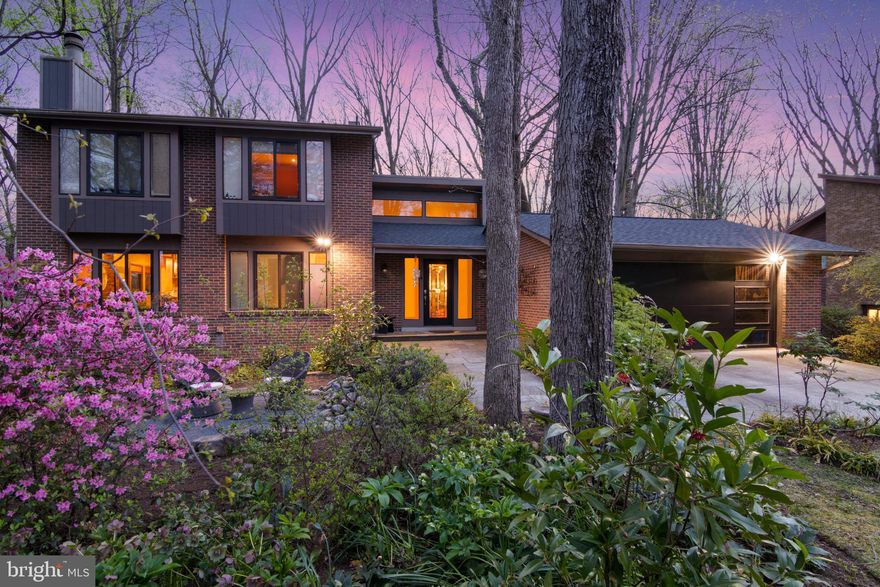 Welcome to 6604 River Trail Ct, where modern elegance meets timeless charm. This stunning contemporary home offers the perfect blend of sophistication and comfort boasting 4 bedrooms, 3.5 baths and almost 4000 square feet of meticulously crafted living space.

Upon entry, you're greeted by soaring cathedral ceilings and an abundance of natural light streaming through expansive windows, creating an inviting ambiance throughout. Gleaming hardwood floors lead you into the spacious living areas, where a cozy two-sided stone fireplace beckons for quiet evenings or lively gatherings with loved ones.

The gourmet kitchen is a chef's dream, featuring sleek countertops, a center island, and top-of-the-line appliances including an induction cooktop. Enjoy casual meals in the sunny breakfast nook or step onto the screened-in porch for your morning coffee.

Retreat upstairs to the luxurious primary suite, with a beautifully renovated bathroom complete with heated floors, and ample closet space for all your wardrobe needs. Three additional bedrooms and a full bath offer comfort and versatility, ideal for family members or guests.

Step outside onto the deck which overlooks a beautiful fully fenced backyard with a seating structure that is surrounding a bbq-ready fire pit, perfect for entertaining guests and relaxation. In the winter, enjoy a view of the Potomac River from the property and explore biking and hiking at the nearby C&O canal towpath.

Unwind in the fully-finished walkout basement, ideal for a media room, home gym, or additional living space. The lower level also has a renovated full bath.

Located in a cul-de-sac in the highly sought after Congressional Country Club Estates, this home offers not only luxury living but also convenience to top-rated schools, shopping, dining, and entertainment options. With easy access to major highways and public transportation, commuting to Washington DC, Bethesda or Northern Virginia is a breeze.