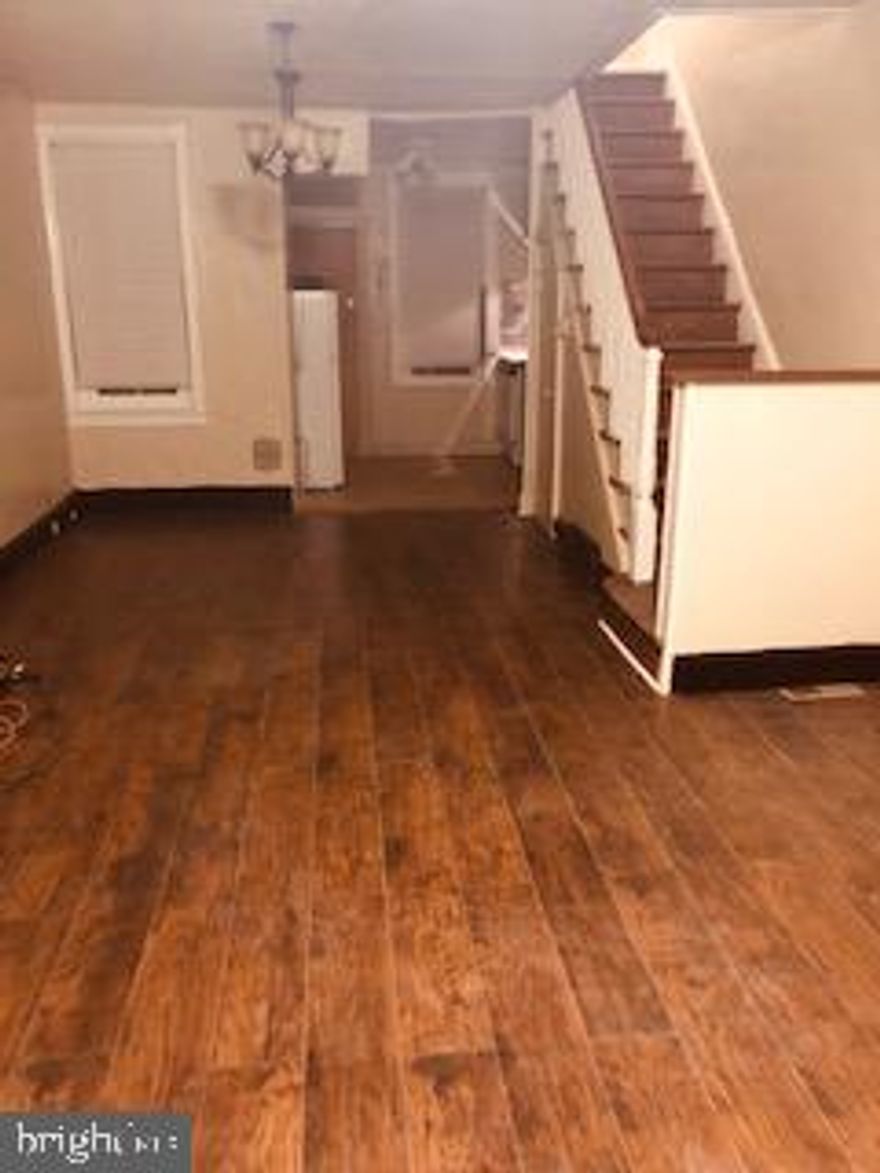 Newly renovated 2 bedroom 1 bath home in southwest Philadelphia. Tenant will be required to pay 1st month rent and last month rent,1 security deposit.  Tenant must have min. credit score of 620 and income triple to the rent. This home is move in ready. Contact agent for rental application.