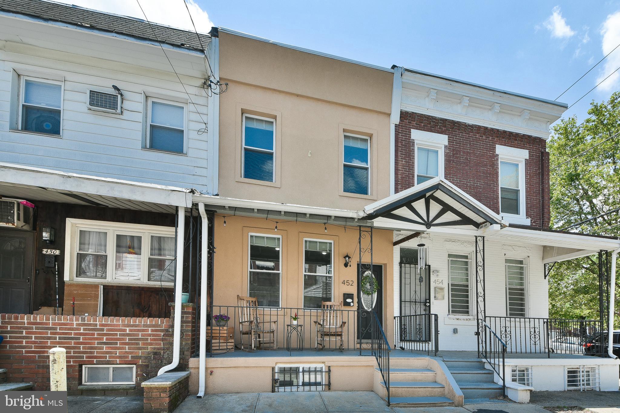 Welcome to 452 Fitzgerald Street—a beautifully maintained and updated two-bedroom, 1.5-bath home nestled in the heart of South Philadelphia. This move-in ready residence blends classic charm with modern amenities, perfect for first-time buyers or those looking to enjoy city living at its best.
Step onto the inviting open front porch, ideal for morning coffee or winding down after a busy day. Inside, you'll find a spacious living and dining area with warm hardwood floors that flow throughout the main and upper levels. The updated kitchen boasts custom wood cabinetry, sleek granite countertops, and stainless steel appliances, with sliding doors that lead to a cozy outdoor space—perfect for entertaining.
Upstairs features two generously sized bedrooms and an updated three-piece bathroom with ceramic tile flooring. Additional highlights include: New rubber roof (2023), Central air conditioning, Hardwood flooring throughout the living areas and second floor, Ceramic tile in the kitchen and bathrooms. ***With a Walk Score of 93***, this home is ideally located just steps from the vibrant East Passyunk Avenue restaurant district, Mifflin Square Park, Mifflin Tavern, and Moonshine Philly. Enjoy access to some of the city's best food, music, and community events.
Commuters will appreciate the proximity to public transportation and major routes, making travel to Center City, the Stadium District, and beyond a breeze.
Special financing programs available for qualified first-time buyers—ask your agent or lender for details!
Don’t miss your opportunity to own a piece of one of Philadelphia’s most dynamic neighborhoods. Schedule your private tour today!