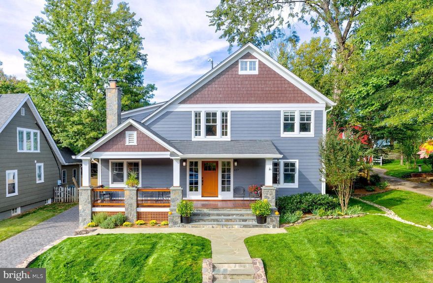 Stunning home in the highly sought after Aurora Hills Neighborhood. This property has been meticulously updated over the years with high-end finishes throughout. The porch is finished with a beautiful & durable Ipe (Brazilian Walnut) deck flooring with mahogany lattice & rails. The exterior has been extensively updated to include: HardiePlank siding, new fence in 2020, and covered slate patio. Stamped concrete driveway leads to a one-car detached garage for extra storage. If you're looking for a house with a yard this one is it! The house is situated on a double lot providing ample space for entertainment.  Once you enter the home, you are greeted with the beauty of newly refinished hardwood floors. The main level features an office, formal dining room with a fireplace, large gourmet kitchen with an island, eat-in kitchen, and a spacious family room. This gourmet kitchen was designed for the chef in mind. The 30" counters are extra deep - allowing more room to prepare your meals and to entertain guests. Additional features include a double oven & induction cooktop.   The upper level hallway filters in warm beaming sunlight from the southern facing window. Large Primary Bedroom with ample room for a sitting area. Ensuite Bath features Ipe flooring and a dramatic ultra shower with frameless glass doors.   This basement is not your typical Arlington basement. In 2016, the basement was completely revamped adding additional ceiling height. Complete with a large recreation room which can also be converted into a 4th bedroom (egress present). Full luxury bath is conveniently located on the same level.   This modern home features dual zone heating and cooling powered by Nest Thermostats, a Tankless Hot Water Heater, built-in speakers, and an underground sprinkler system. Vermont-made Hubbardton Forge lighting is featured throughout the home. This home is a must see! Schedule your visit today.   Public Open House on Sunday, February 14th 1-4pm. Registration upon entering is required. One party at a time. Masks required in order to enter the Open House.